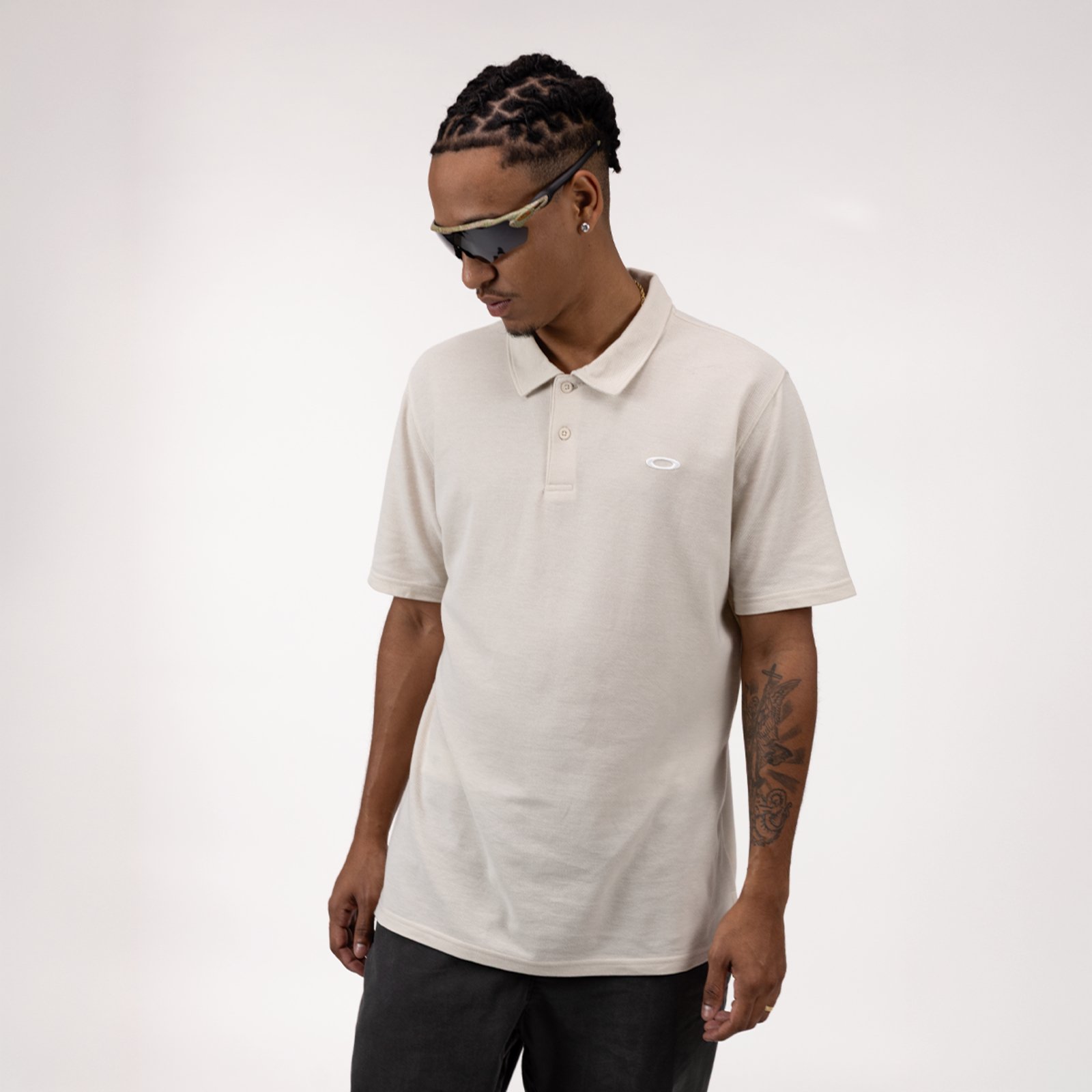 Camisa Polo Oakley Relax Urban Mist Masculina Casual - Mist