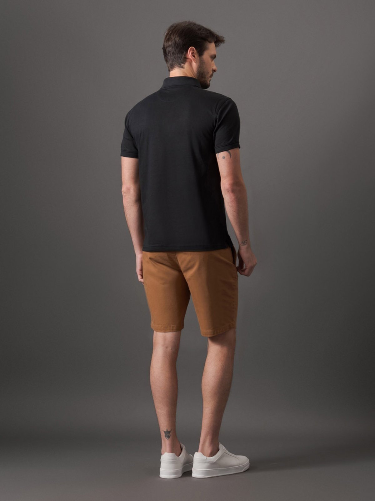 Polo Masculina Liquid Touch Calvin Klein - Preto CKS Premium Label