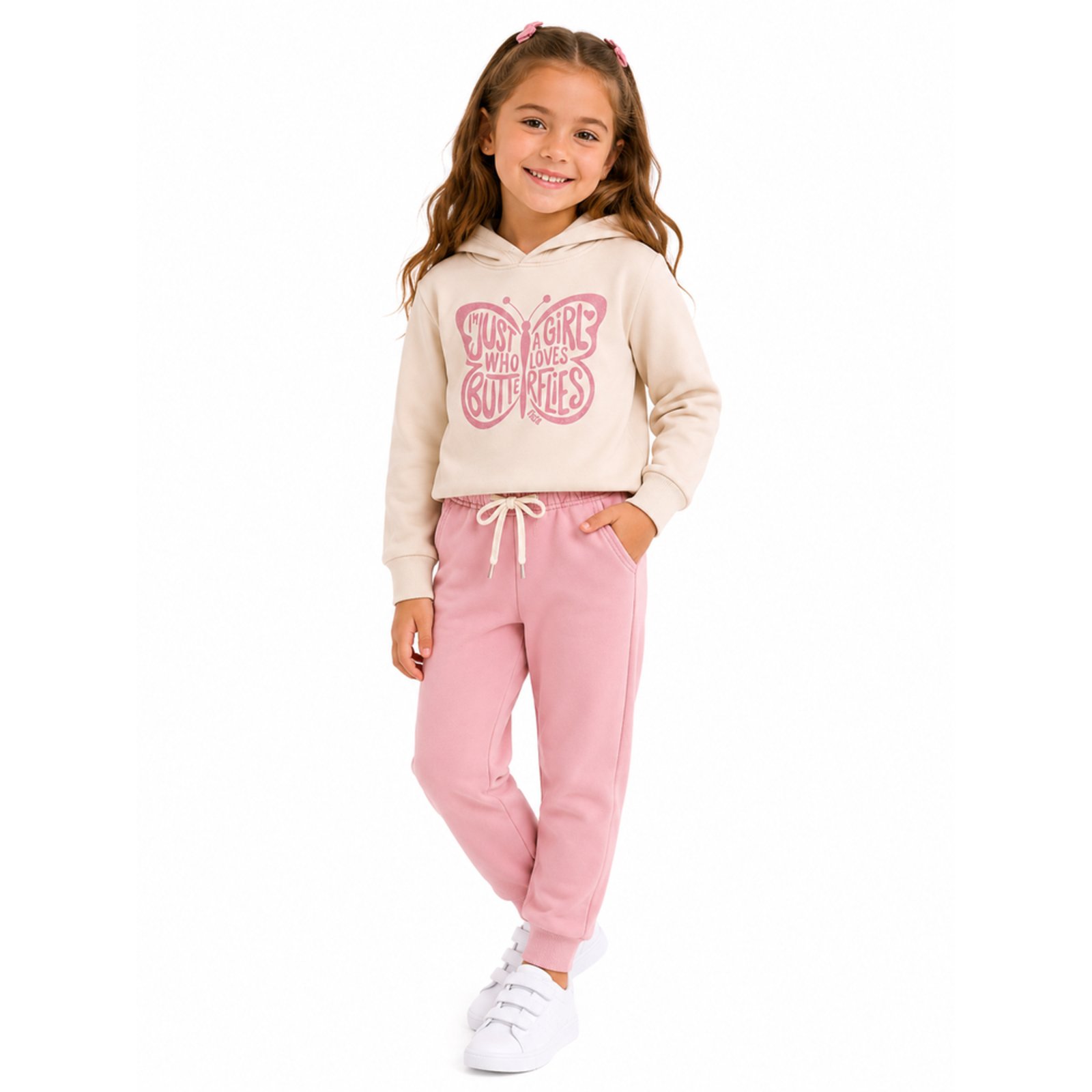 Infantil - Conjunto Inverno Menina Butterflies Iaia