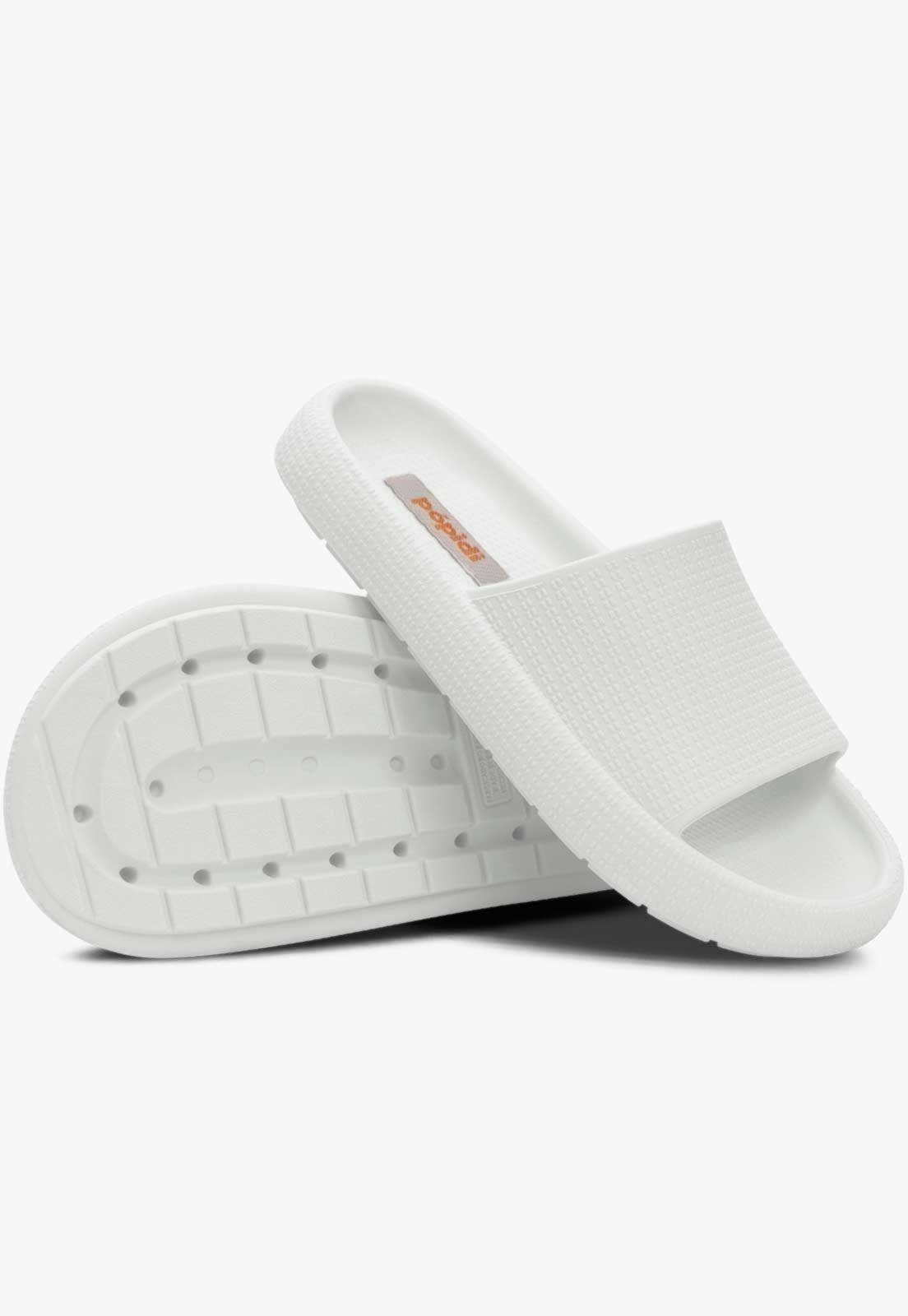 Vista 3 Infantil - Chinelo Nuvem Popidi Juvenil branco Pópidí branco