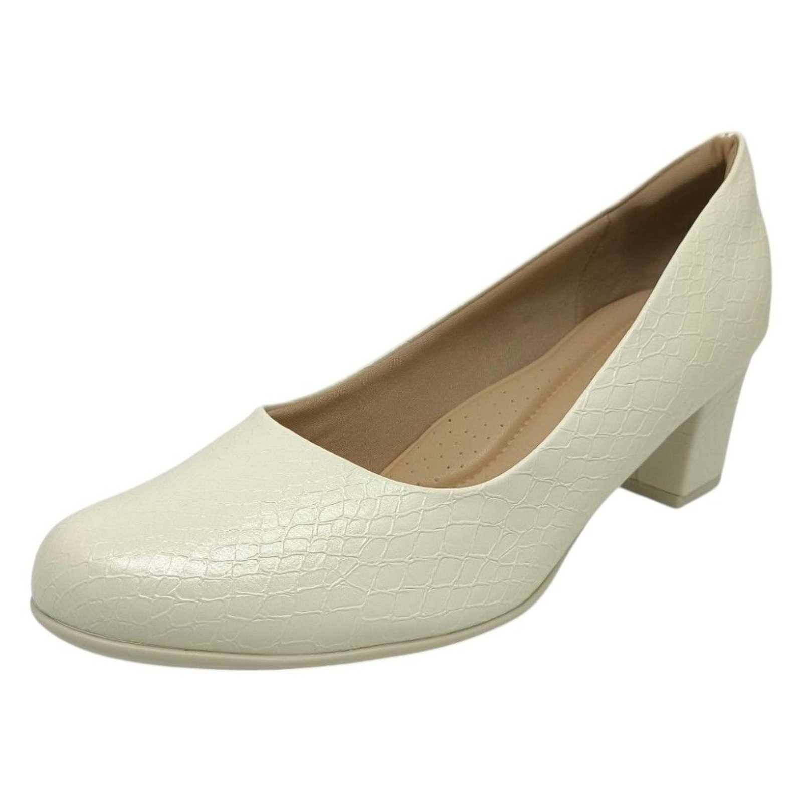 Sapato Scarpin Feminino Conforto Salto Baixo Piccadilly