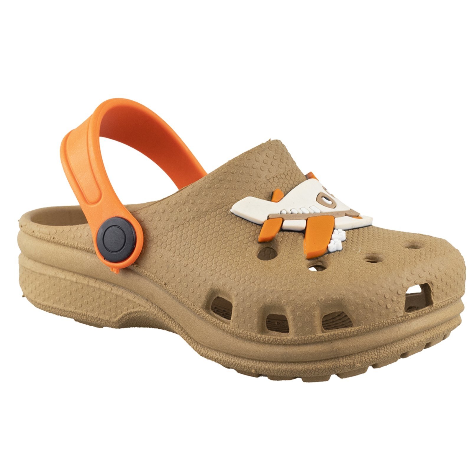 Vista 3 Infantil - Babuche Kiath Menino Avião Macio Flexível Antiderrapante Masculino Caqui cáqui caqui Kiath cáqui caqui