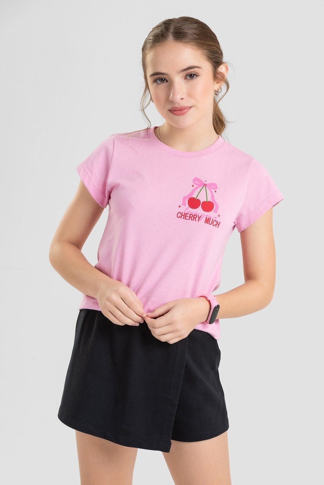 Infantil - Conjunto Juvenil Verão Feminino Cherry Much