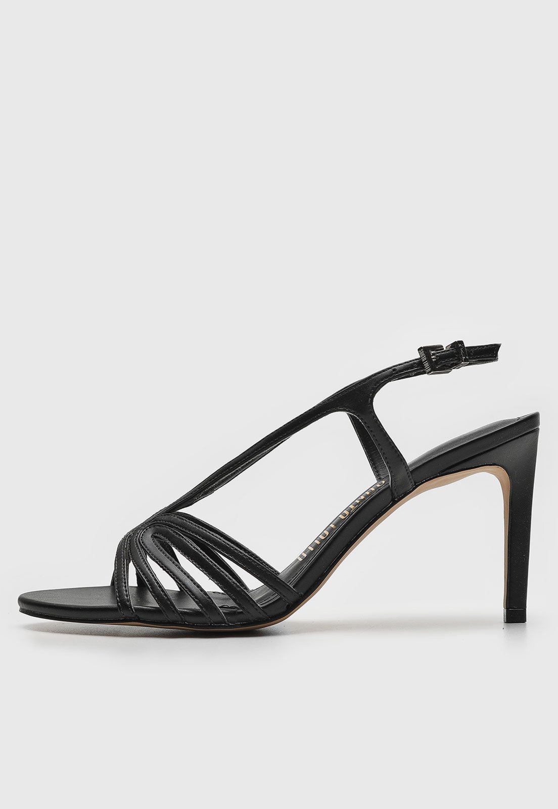 Sandália Santa Lolla Tiras Preto