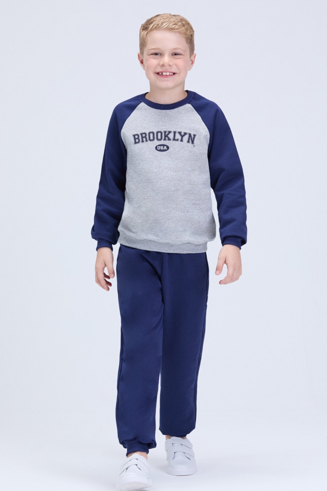 Infantil - Conjunto Masculino Inverno Moletom Brooklyn