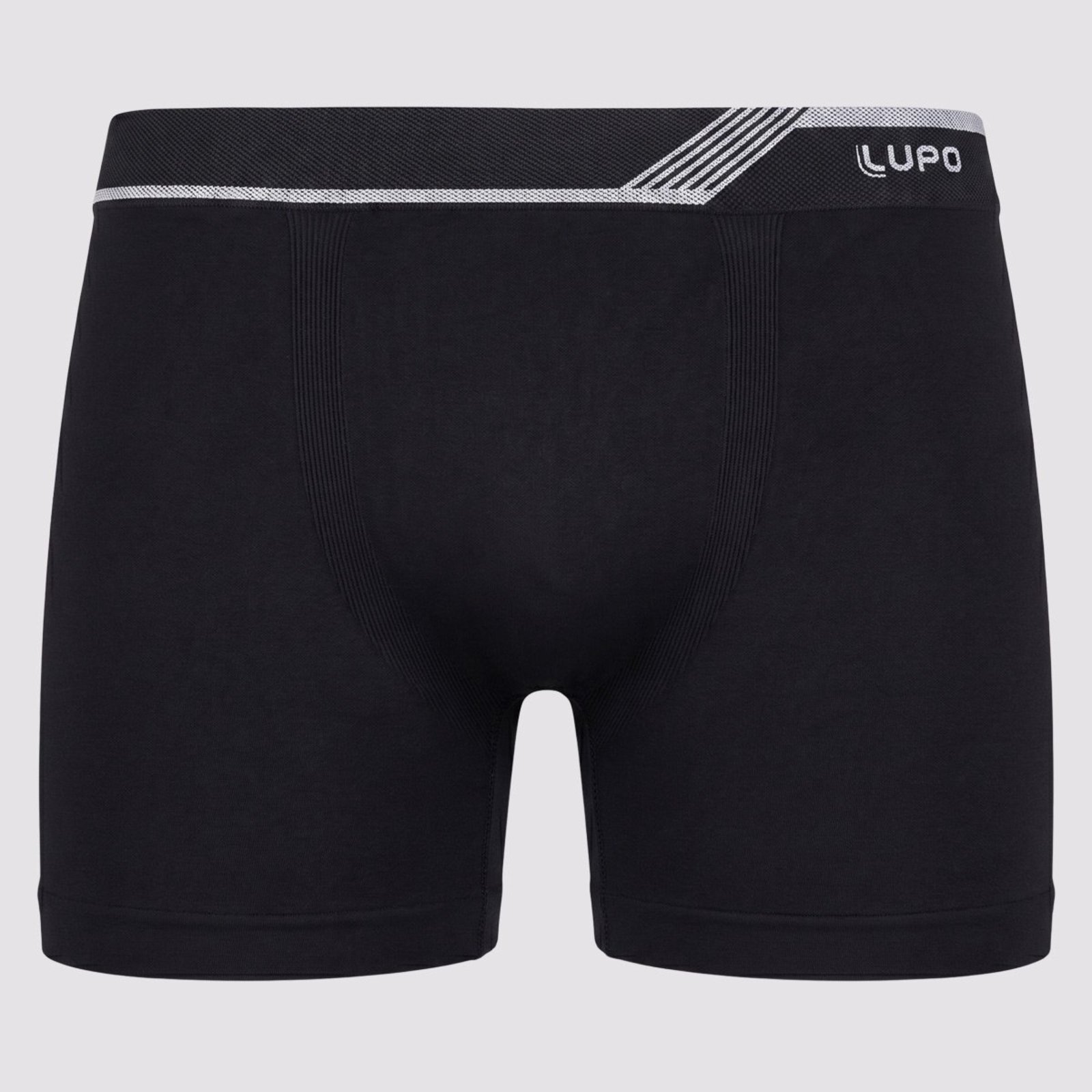 Cueca Lupo Boxer Microfibra Sem Costura Cinza Escuro