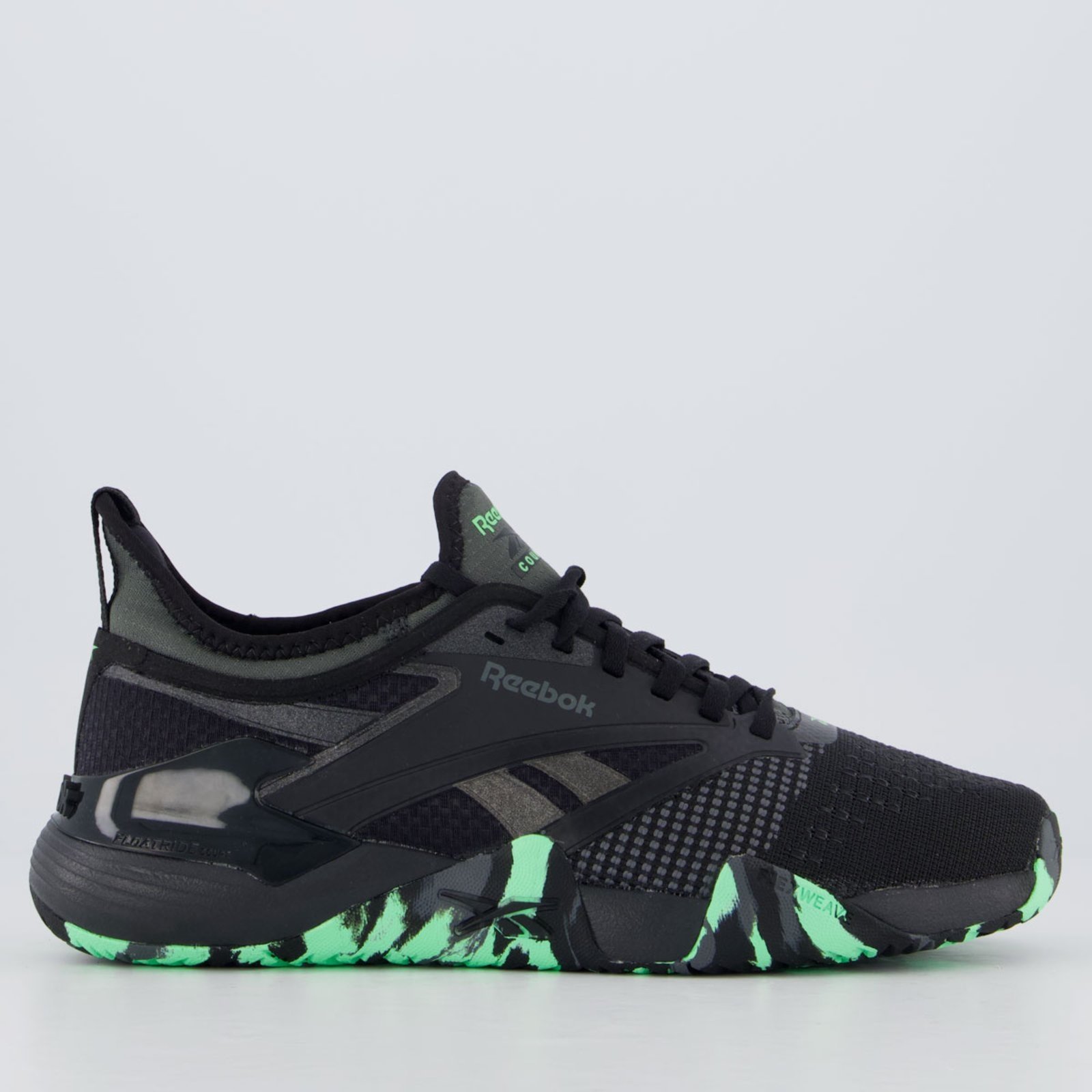 Tênis Reebok Nano Court Preto e Verde
