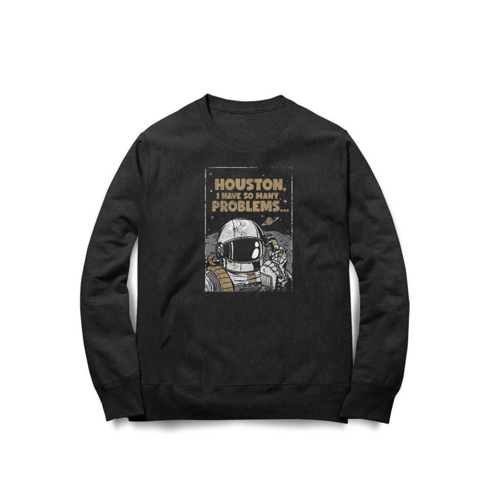Moletom Houston - Preto - Casual - Studio Geek