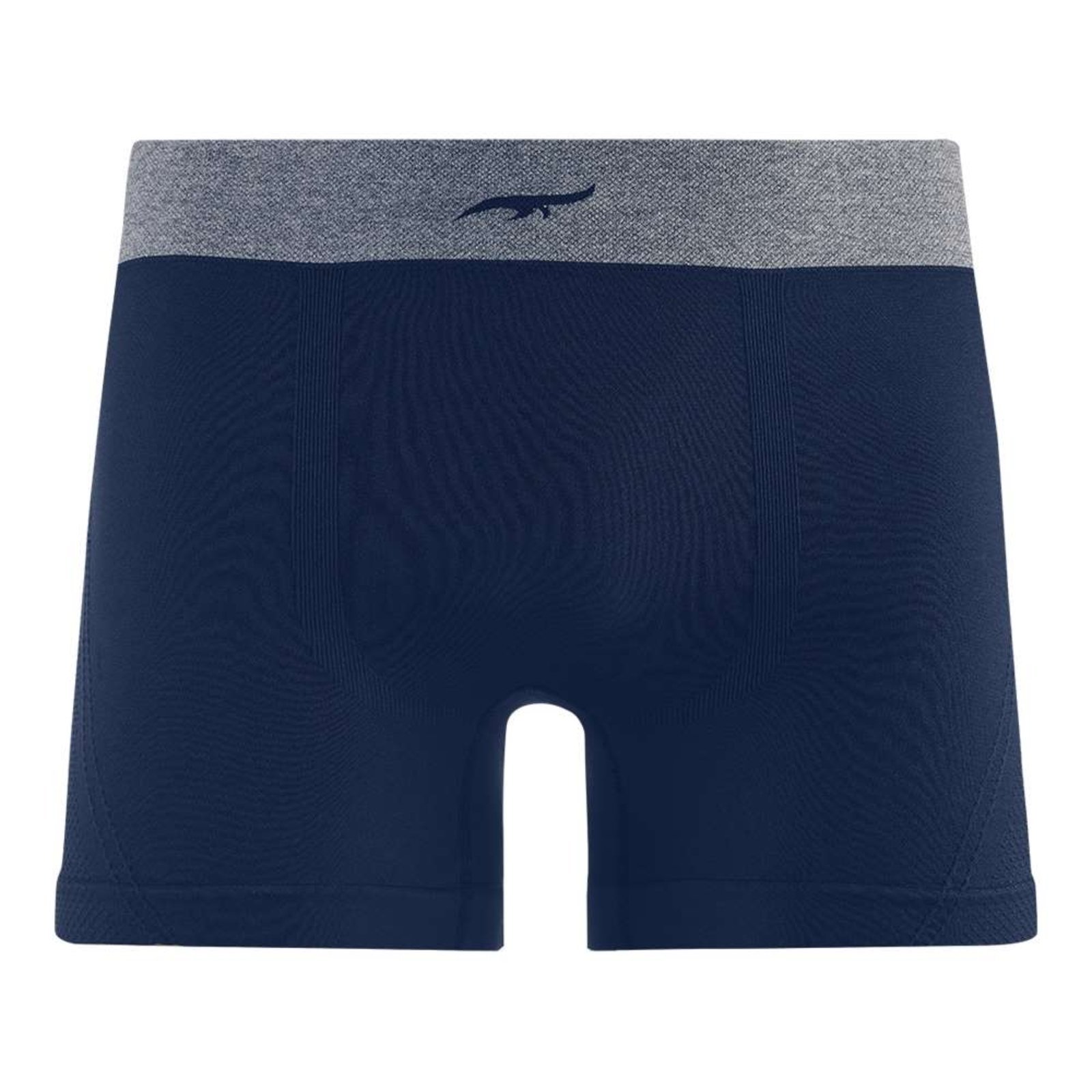 Cueca Boxer Plus Size Jacquard sem Costura Navy