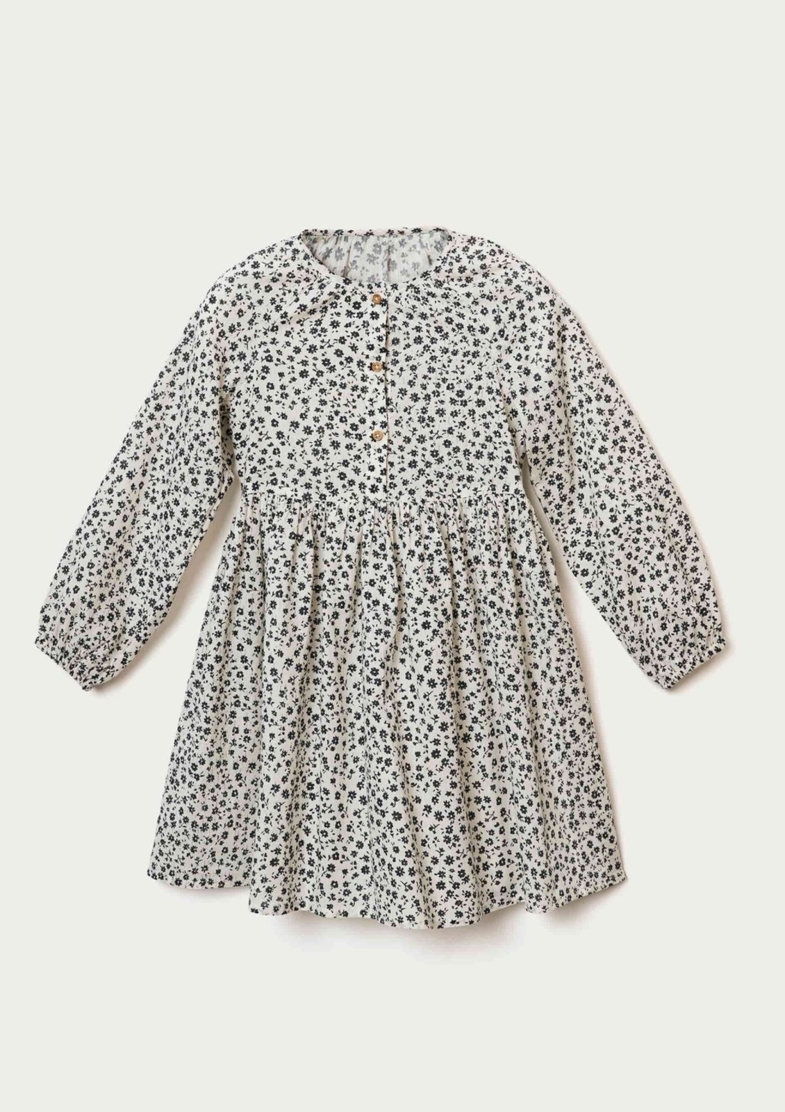 Infantil - Vestido Manga Longa Estampado Hering
