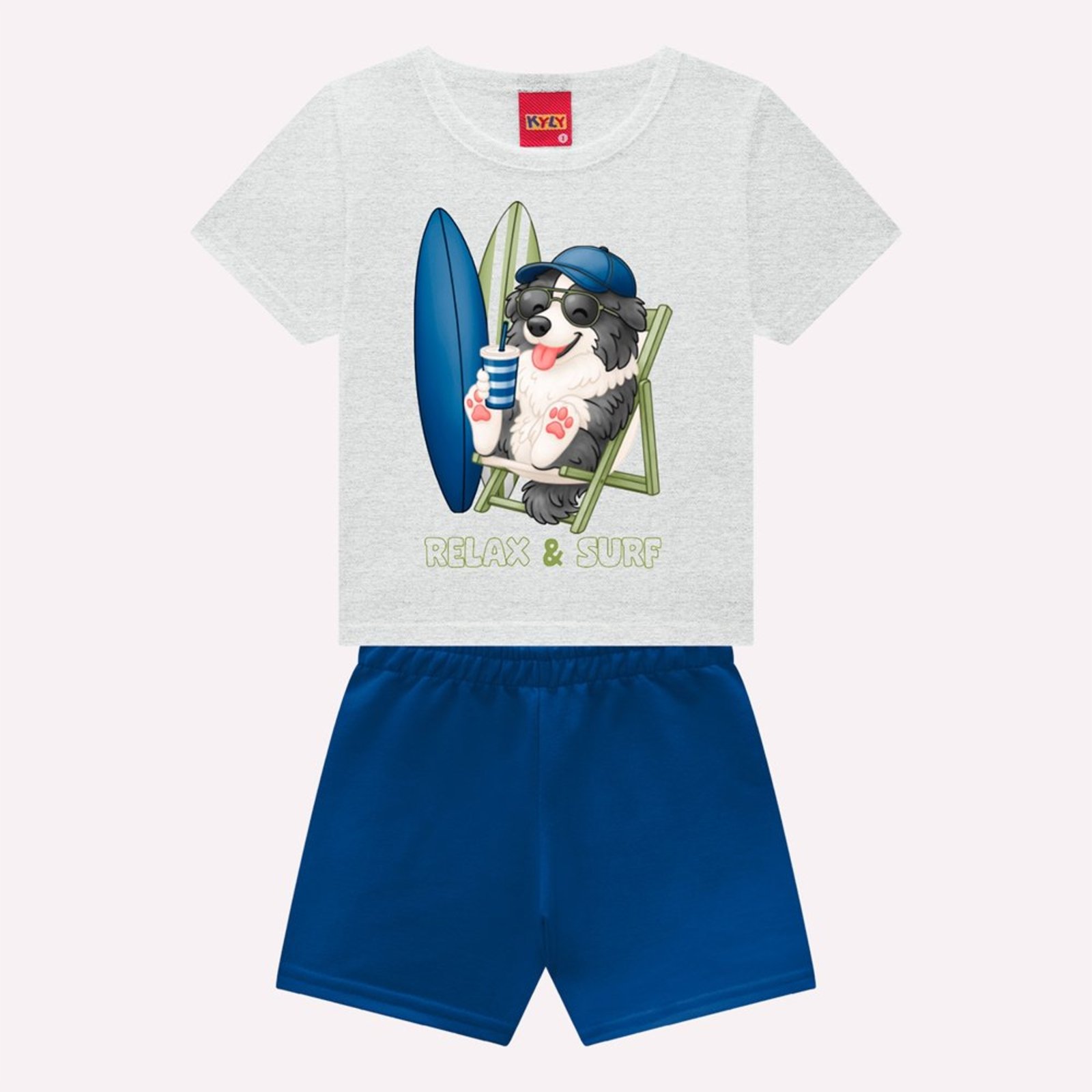 Infantil - Conjunto Menino Bichinhos Kyly