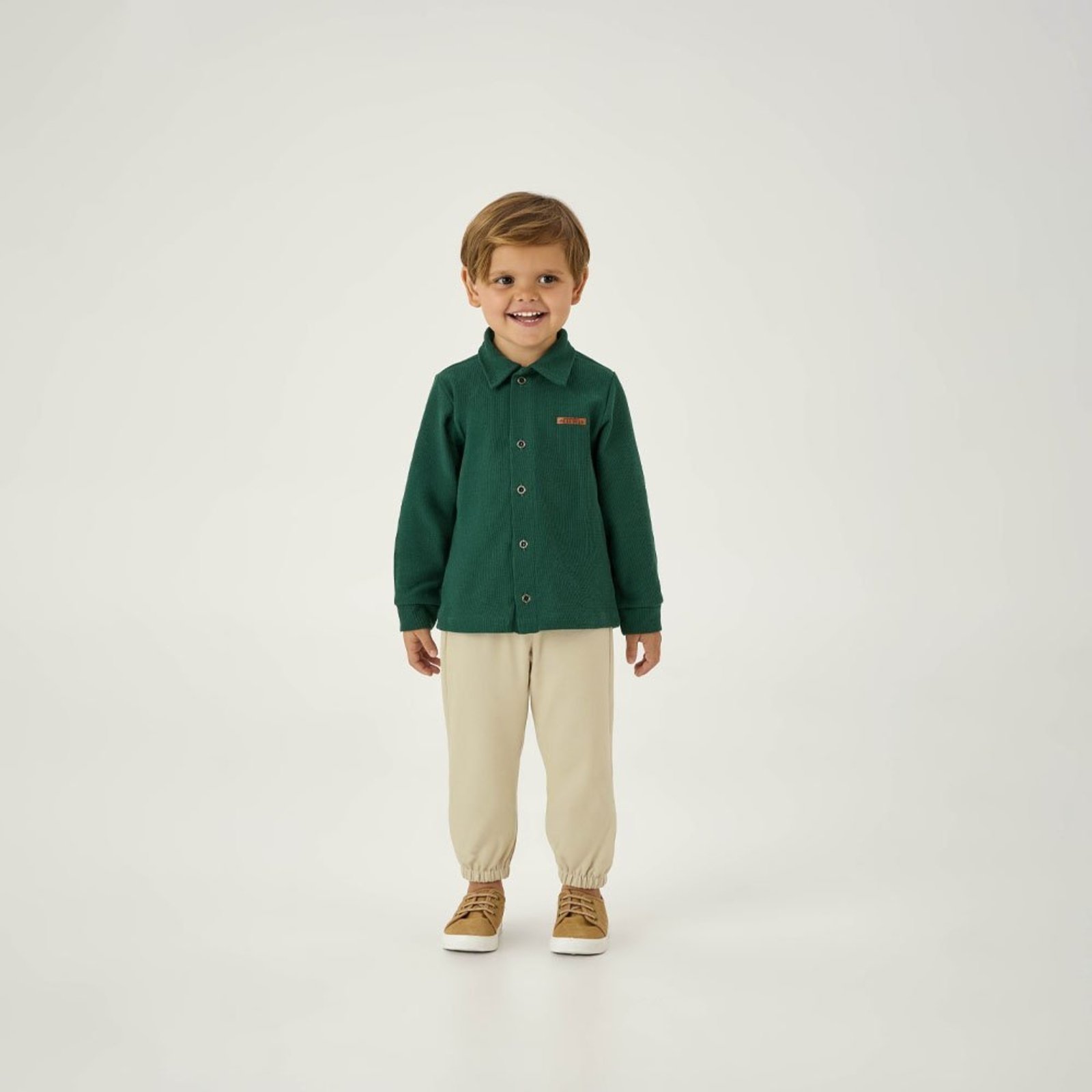 Infantil - Conjunto Verde Primeiros Passos Pulla Bulla Menino - 55288-348