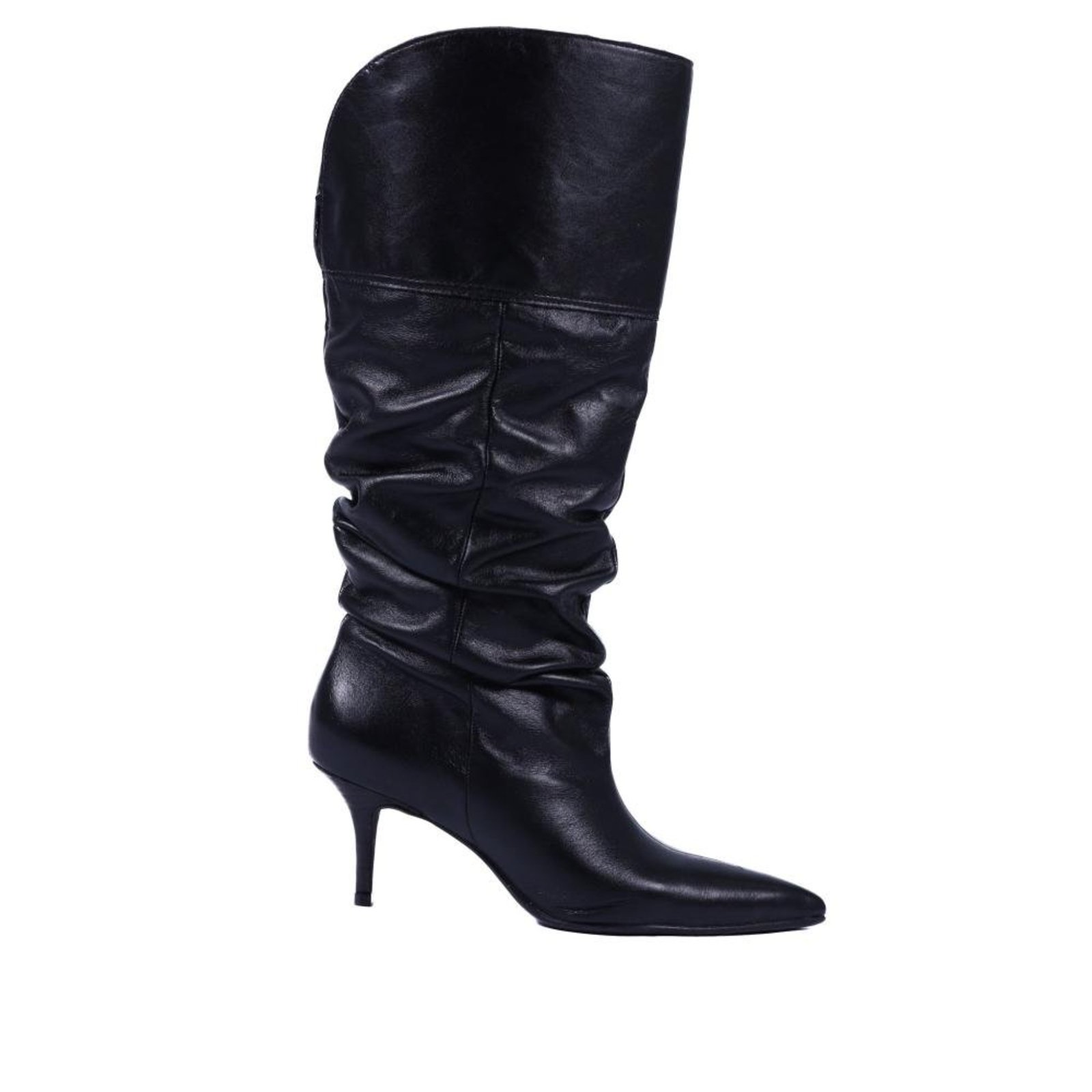 Bota Feminina Em Couro Zariff 524b9609 Preto Incolor
