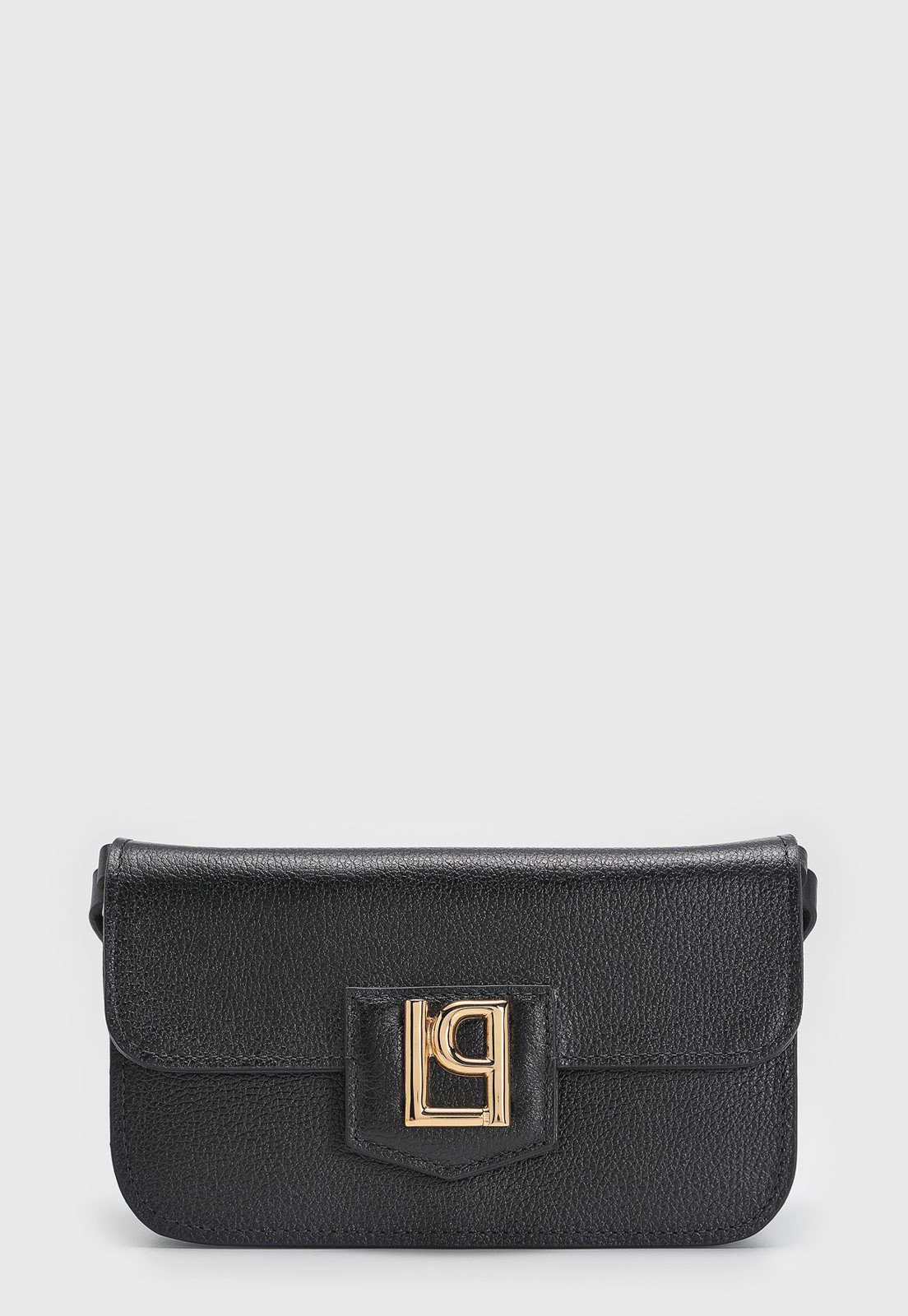 Bolsa Feminina Lança Perfume Texturizada Preta