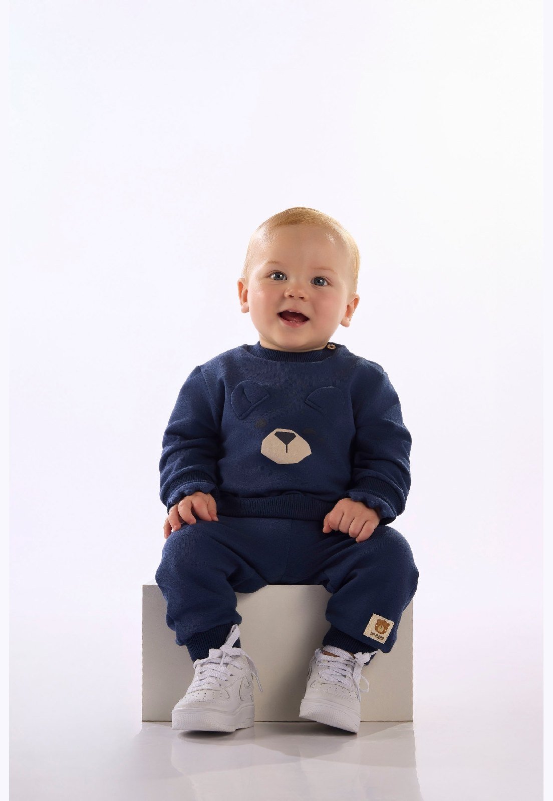 Infantil - Conjunto Ursinho Interativo Up Baby Marrom