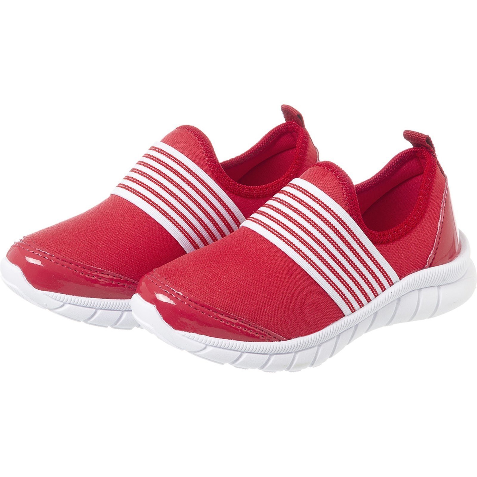 Vista 3 Infantil - Tênis Tininha Menina Calce Fácil Listra vermelho Tininha vermelho