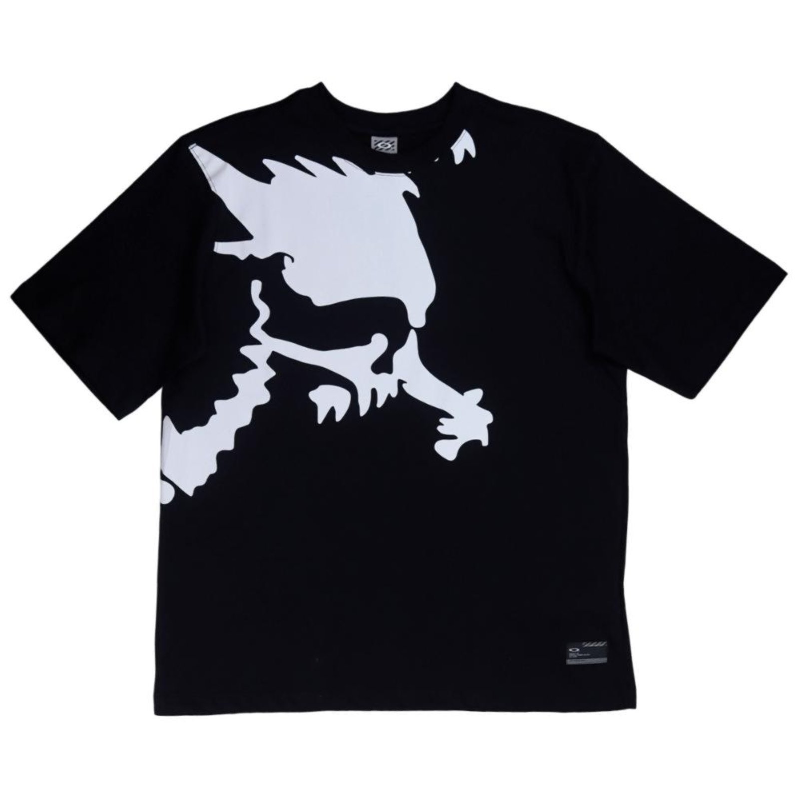 Camiseta Oakley Iconic Skull Tee Blackout Preto