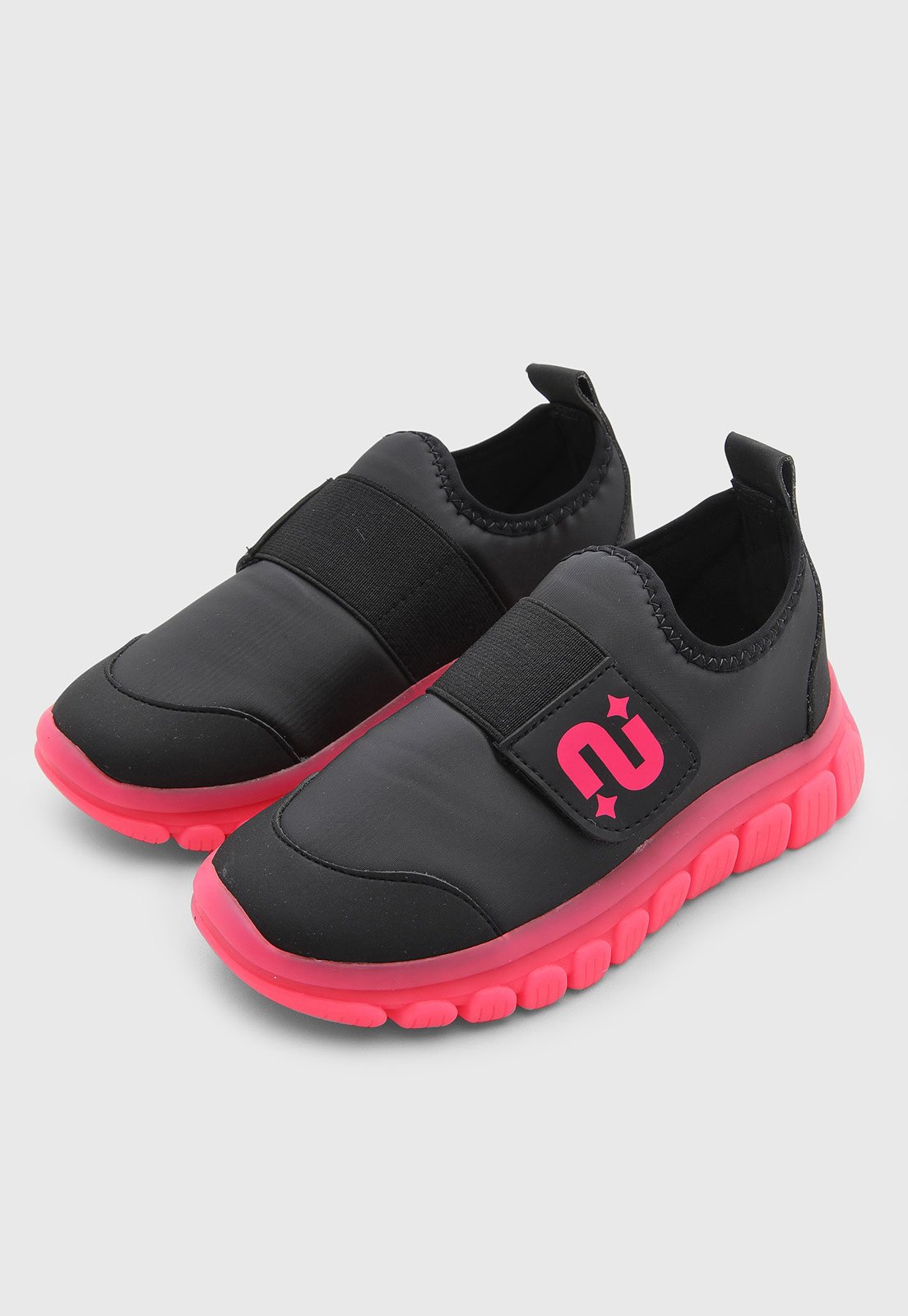 Infantil - Tênis Novopé Slip On Casual Preto