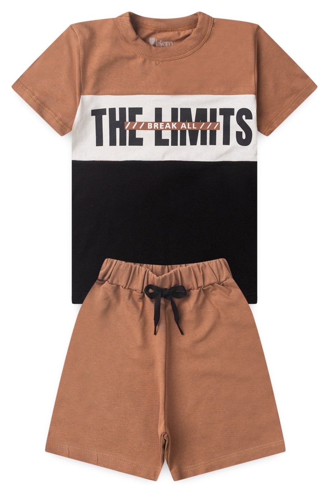 Vista 3 Infantil - Conjunto Bem Vestir Masculino Break All The Limits marrom BEM VESTIR marrom