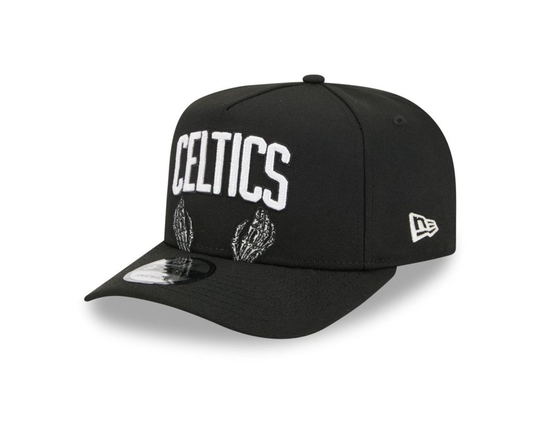 Bone New Era 9FIFTY A-Frame Boston Celtics NBA Prata