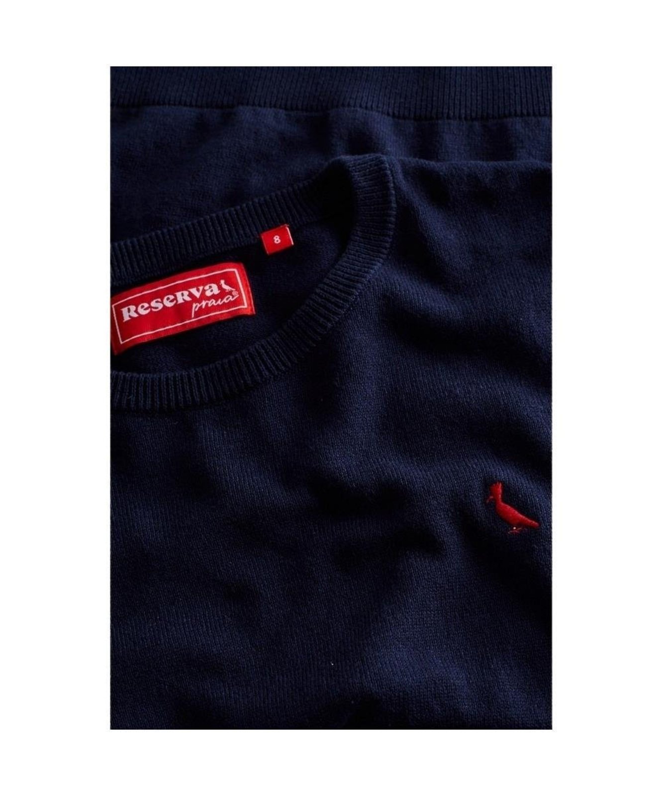 Infantil - Casaco Tricot Básico Gola Careca Reserva Mini