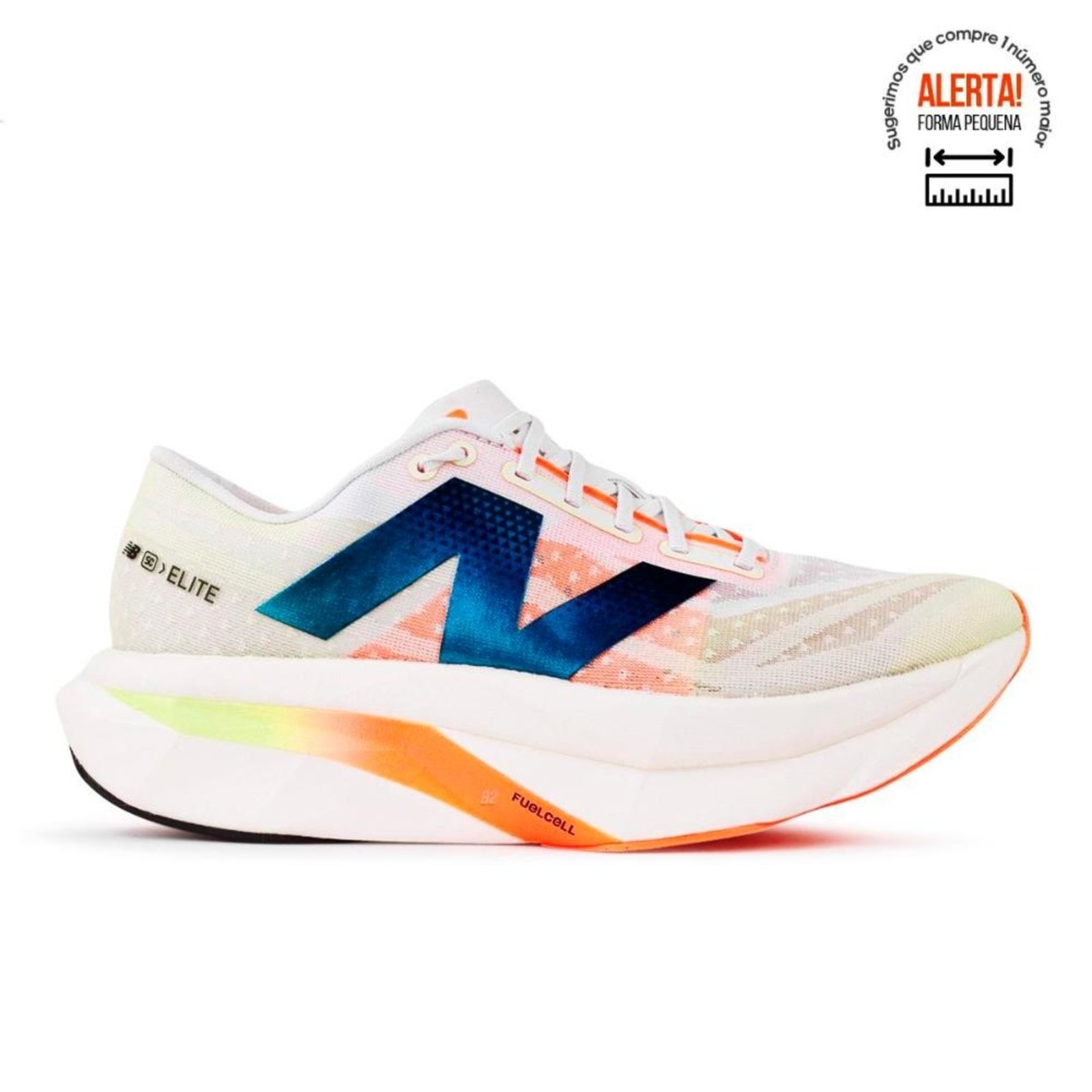 Tenis New Balance Fuelcell Supercomp Elite V4 Masculino Bege