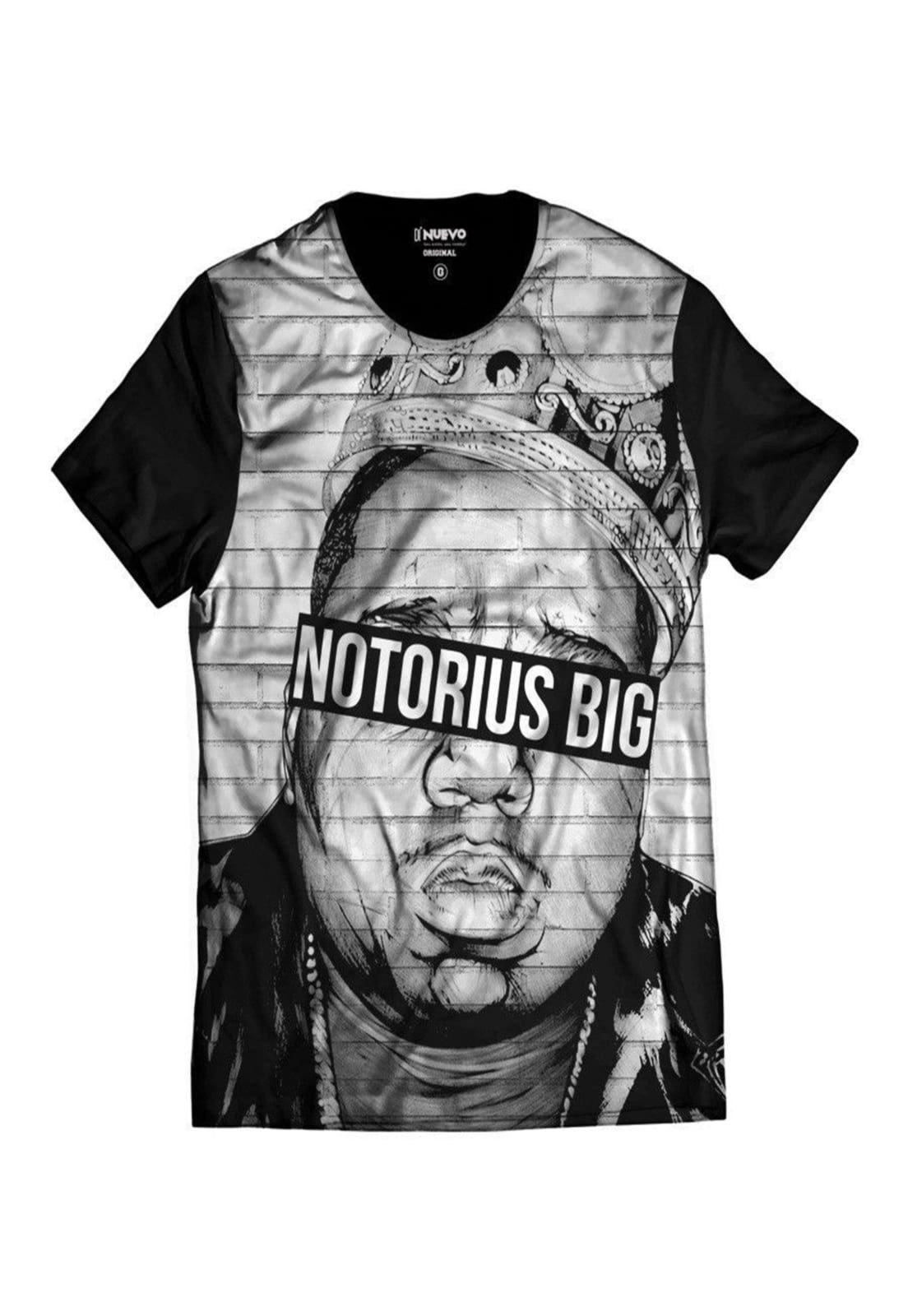 Camiseta Biggie Notorious Big Rapper Hip Hop King