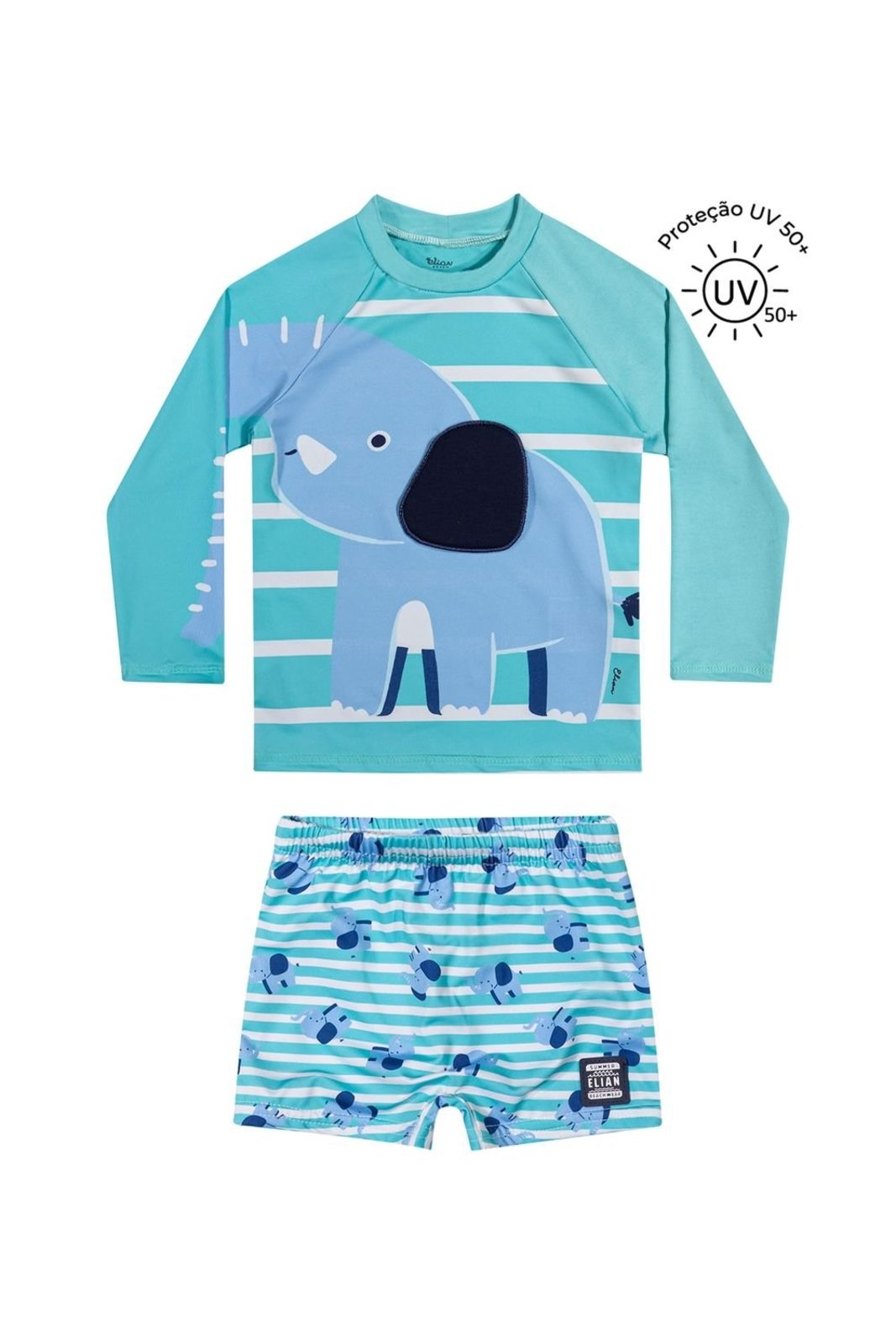 Conjunto de Praia Menino Interativo Elian Azul