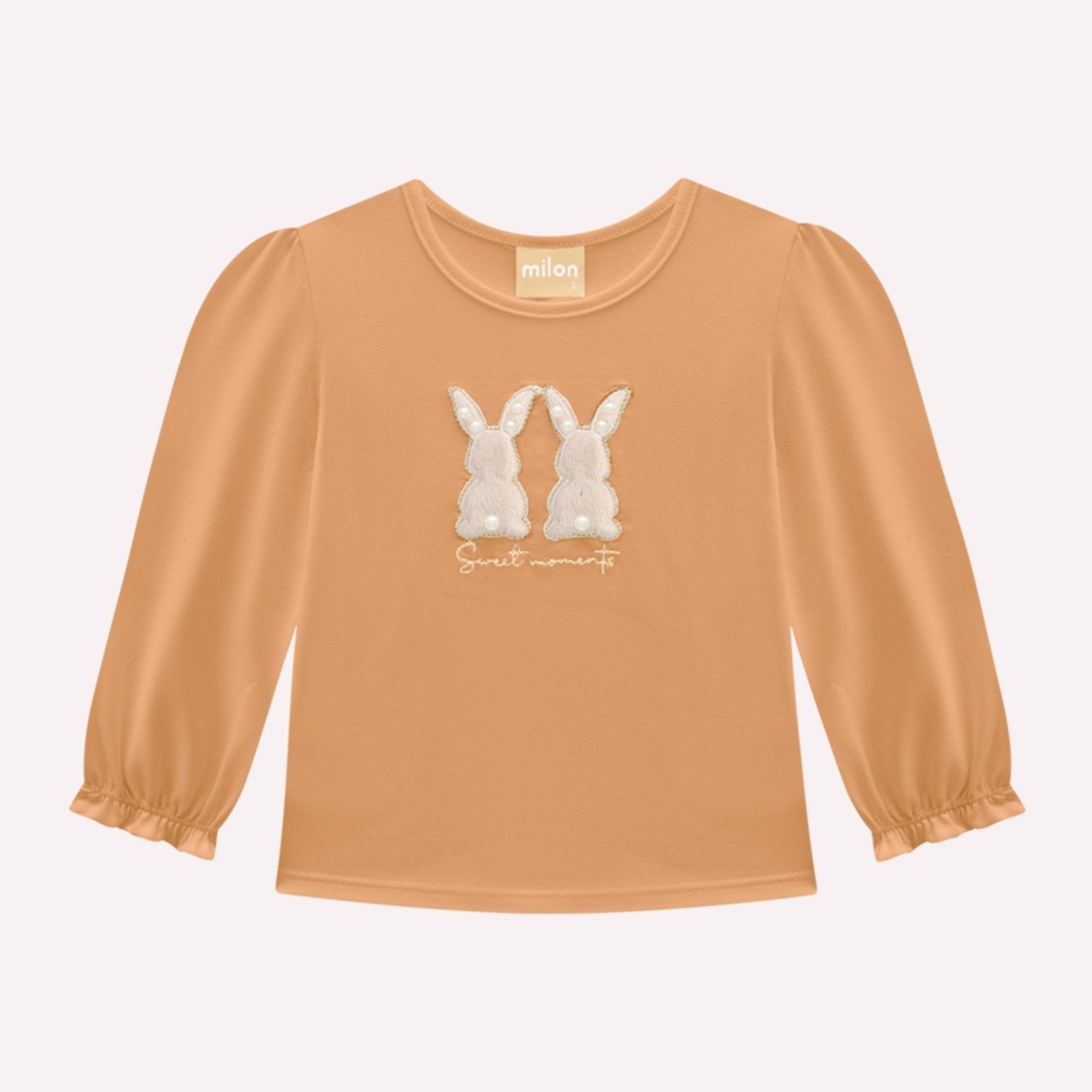 Infantil - Blusa Menina Coelhinhos Milon