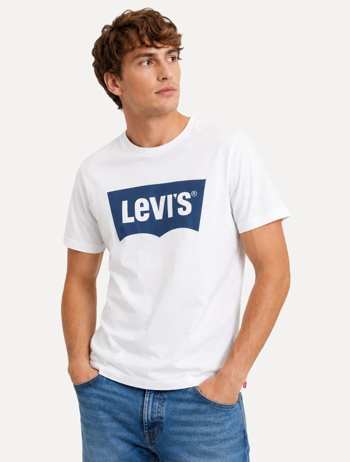 Camiseta Levis Masculina Essenial Sporty Branca