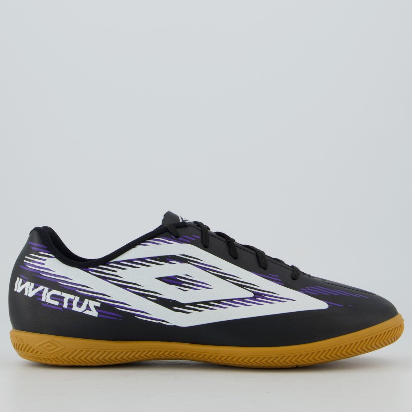 Chuteira Umbro Invictus Futsal Preta e Branca