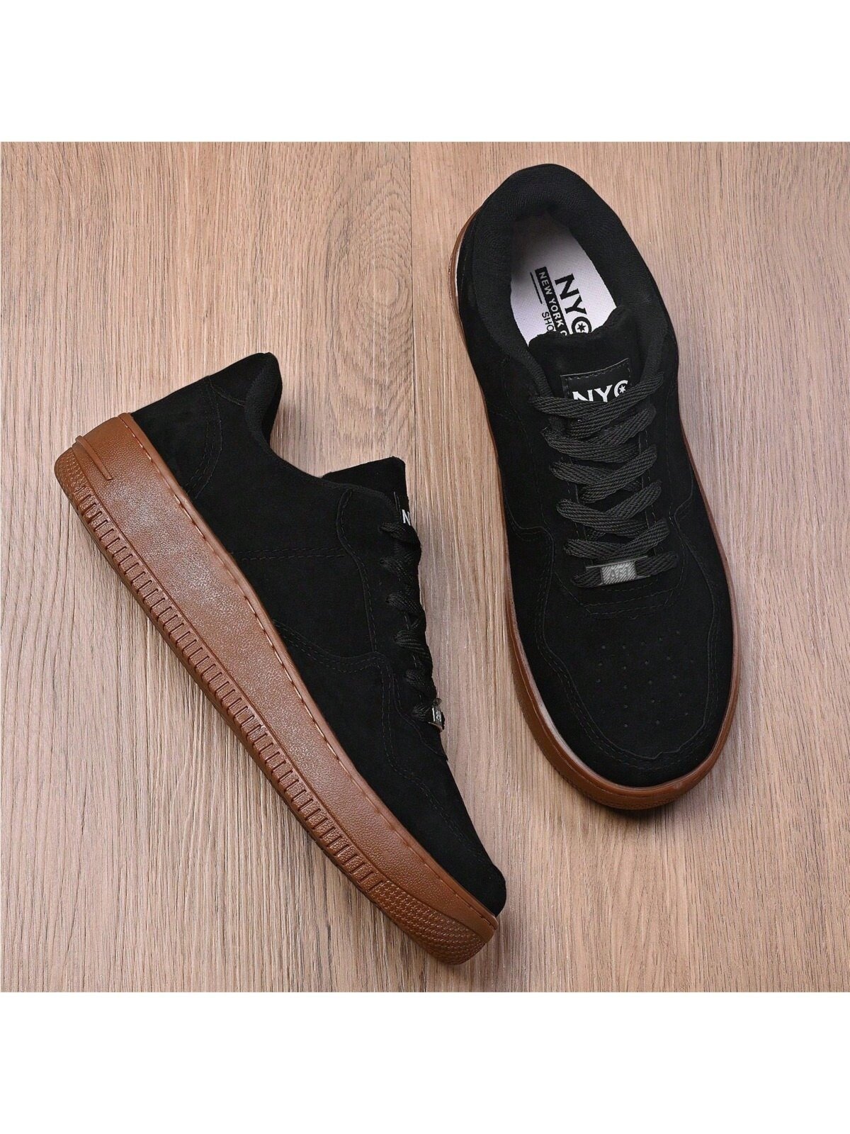 Vista 2 Tenis Feminino Nyc Shoes Lançamento Estilo Casual Adulto Nc90 NYC NEW YORK CITY SHOES preto NYC NEW YORK CITY SHOES preto