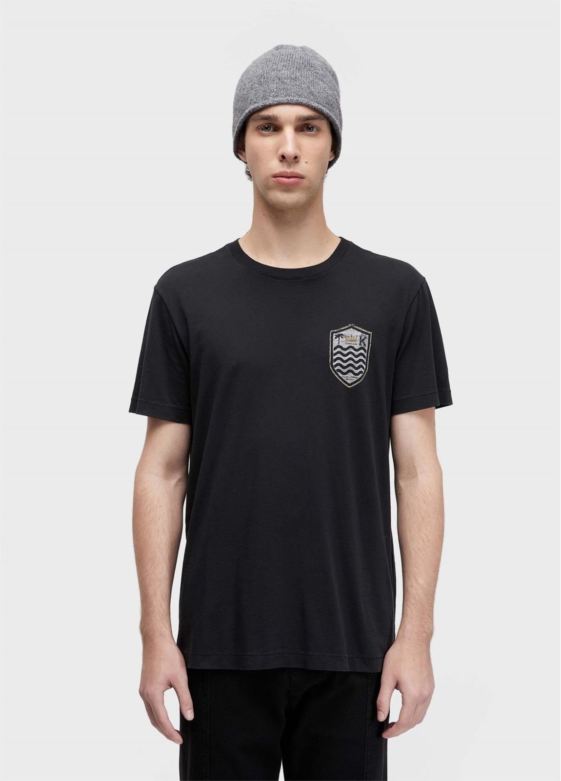 T-shirt soft used brasao destroyed OSKLEN