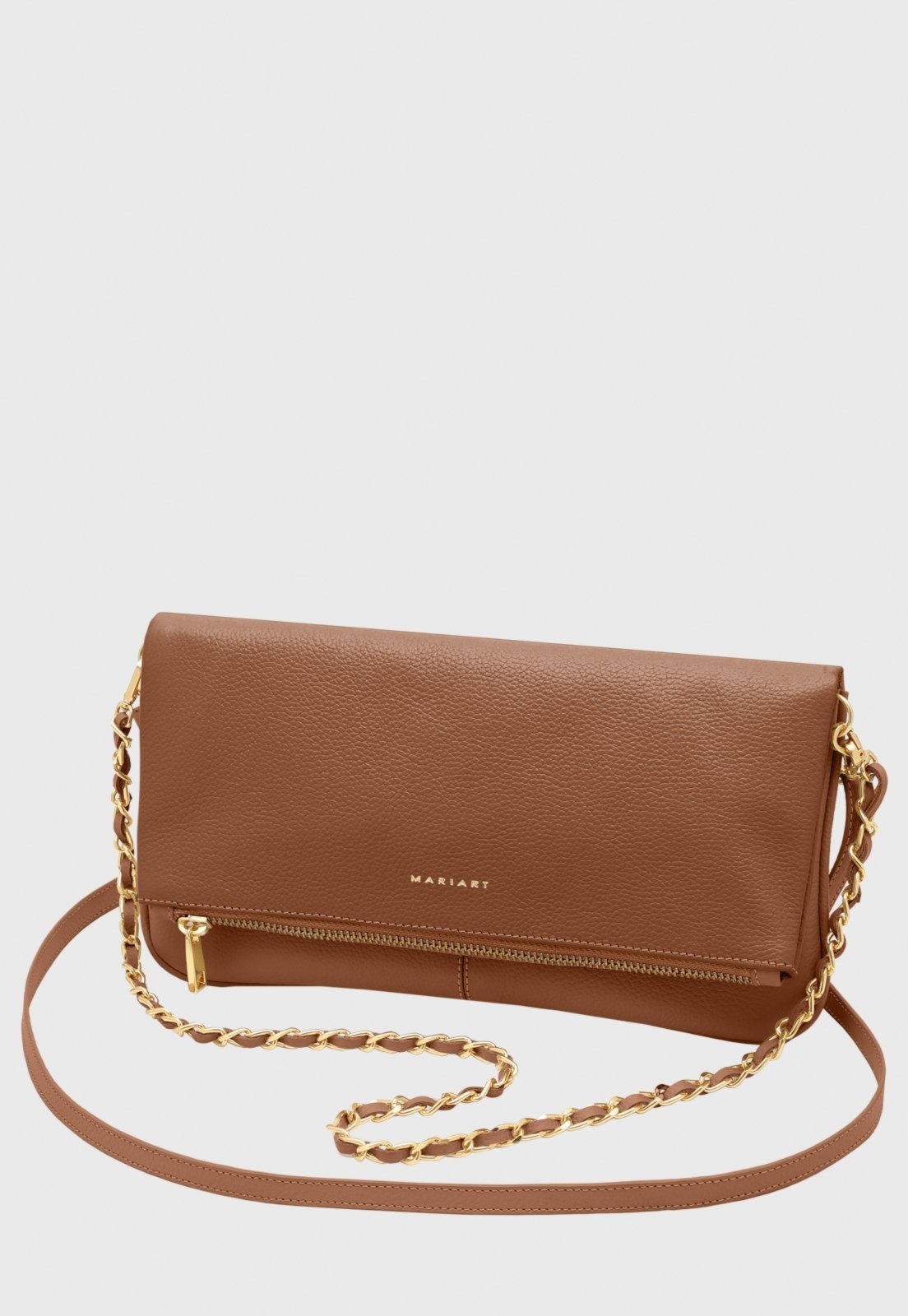 Bolsa Transversal Couro Mariart Cerejeira Camel