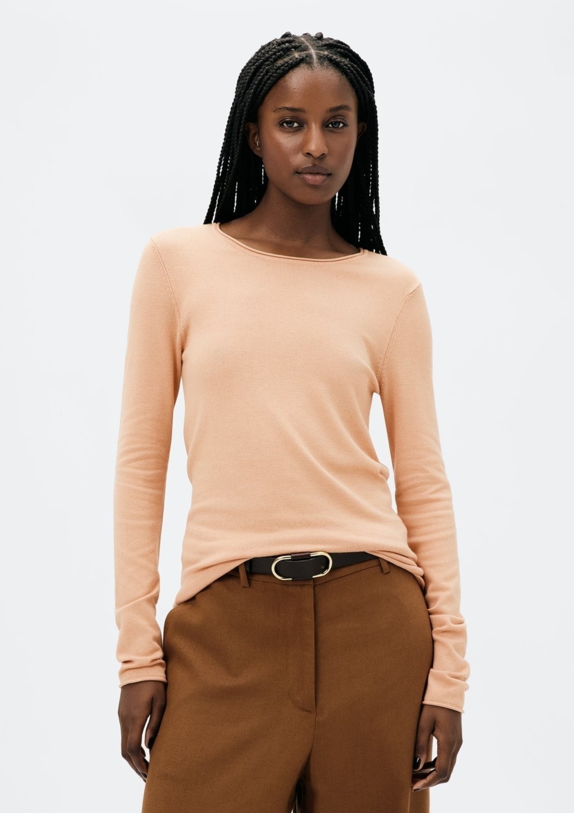 Blusa Feminina Manga Longa Slim Em Tricô Leve Hering