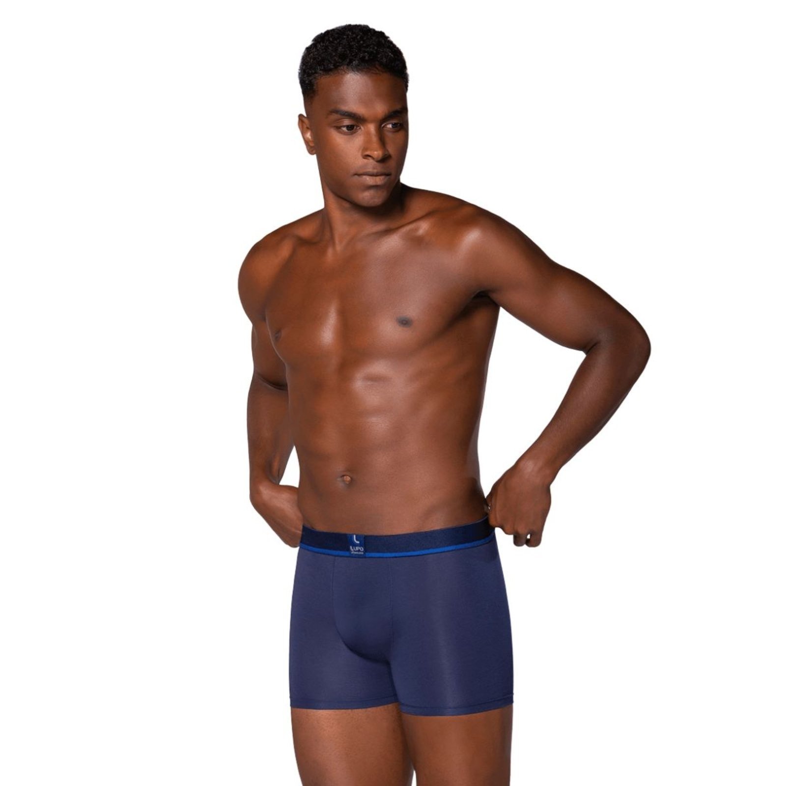 Cueca Boxer Masculina Micromodal Lupo
