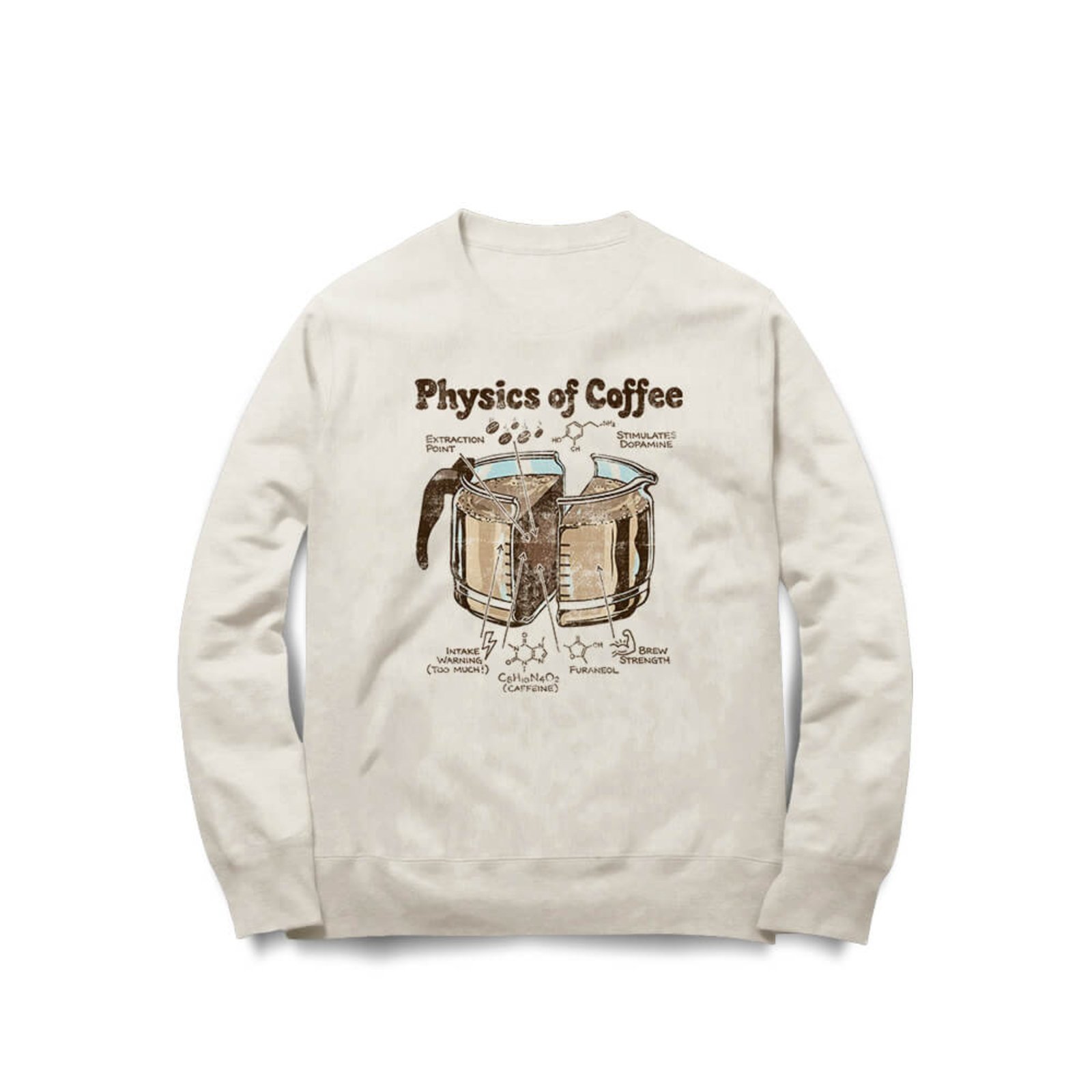 Moletom Física Do Café - Off White