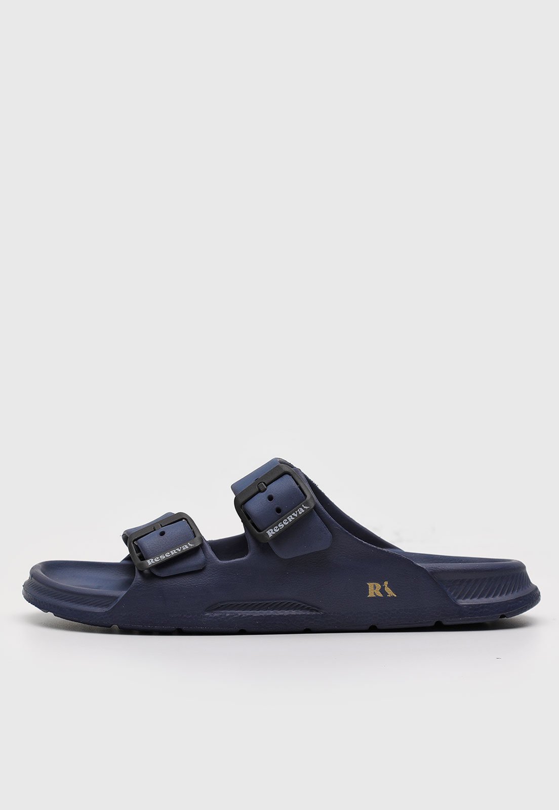 Chinelo Slide Reserva Fivela Azul-Marinho