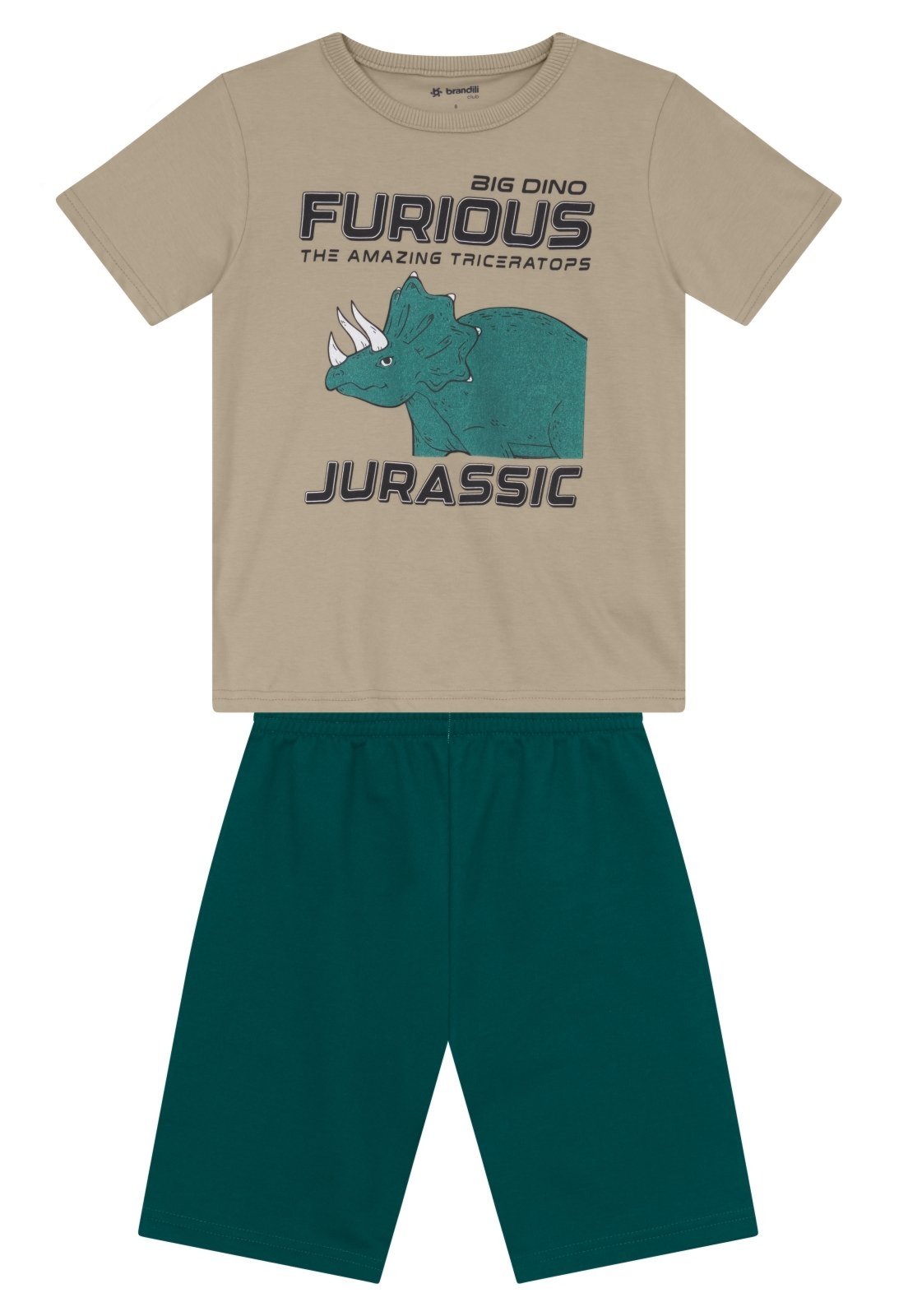 Infantil - Conjunto menino de dinossauro Brandili
