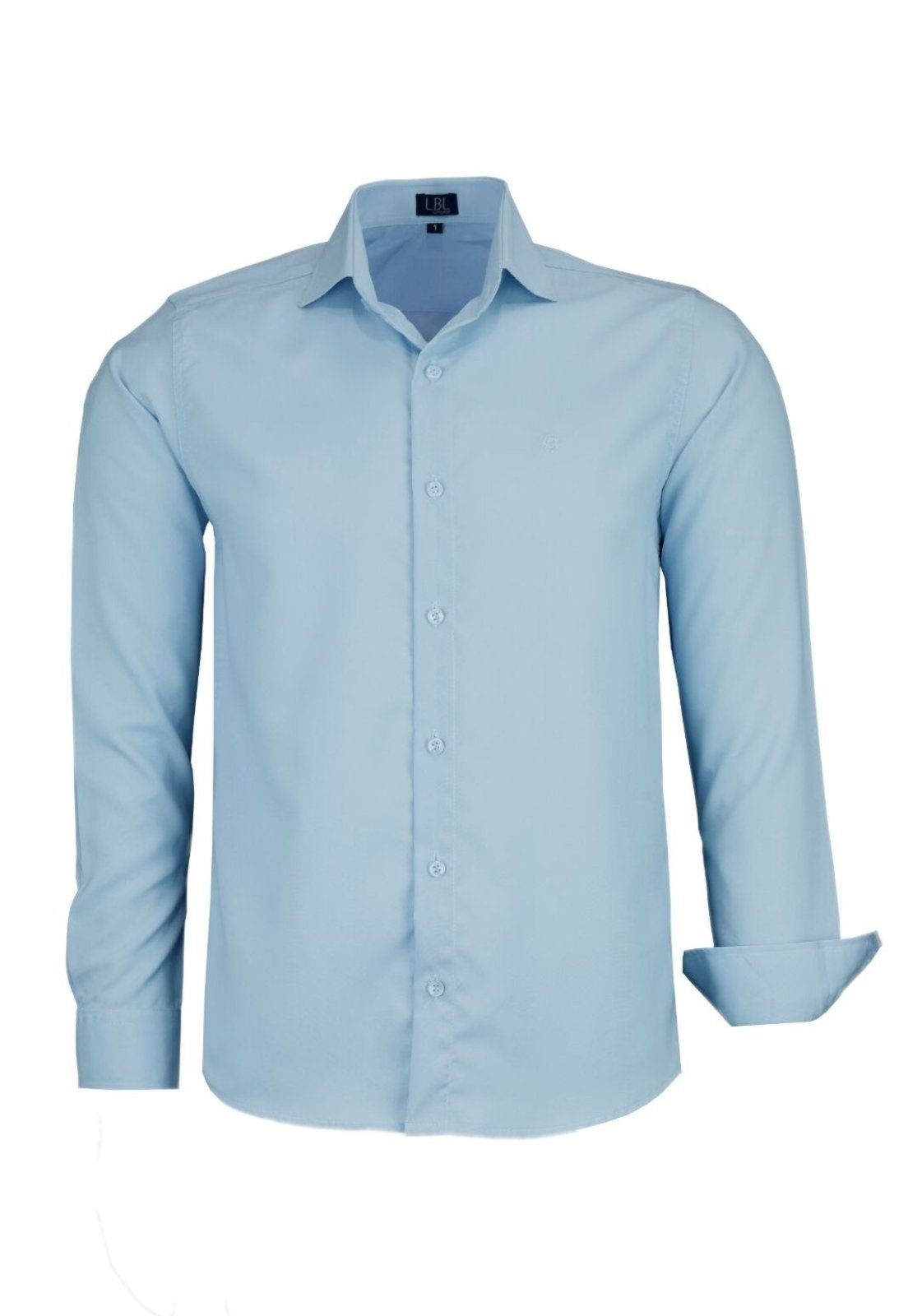 Camisa Amil Sem Bolso Masculina Longa Casual Não Amassa 3015