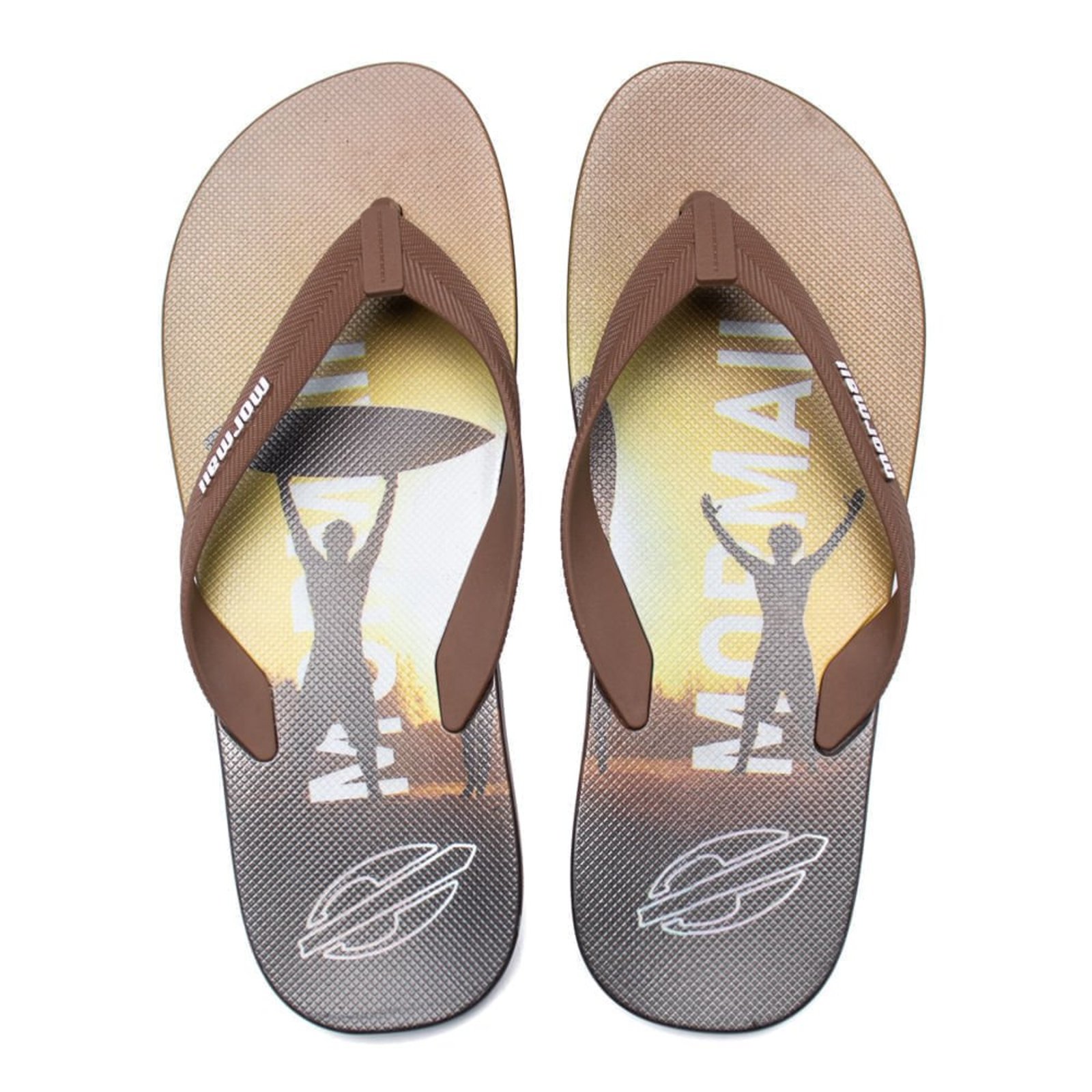 Infantil - Chinelo Masculino Mormaii Tropical Pro Texturas Marrom/Preto