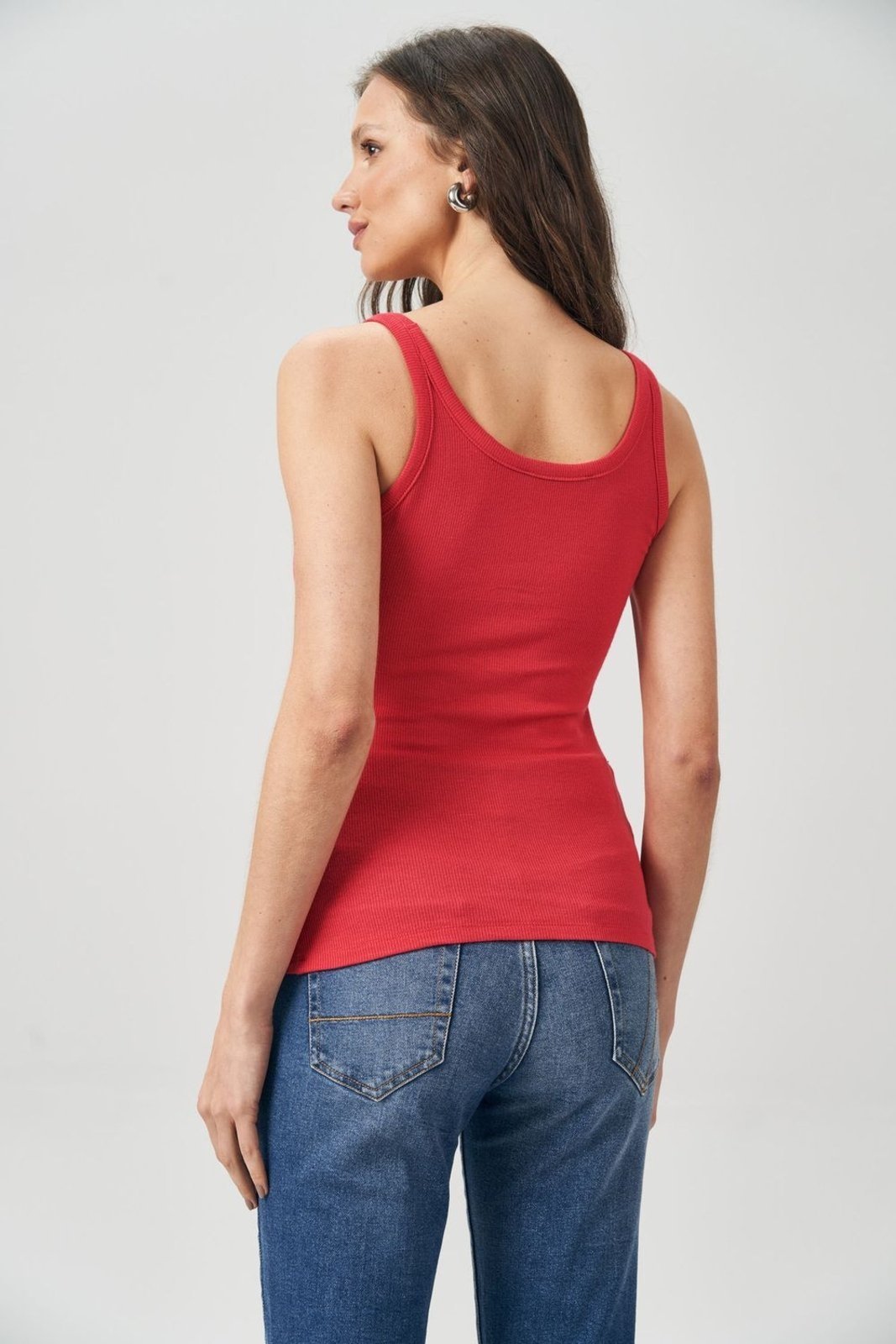 Vista 3 Regata Básica Feminina Acostamento ACOSTAMENTO MASCULINO nude ACOSTAMENTO MASCULINO nude