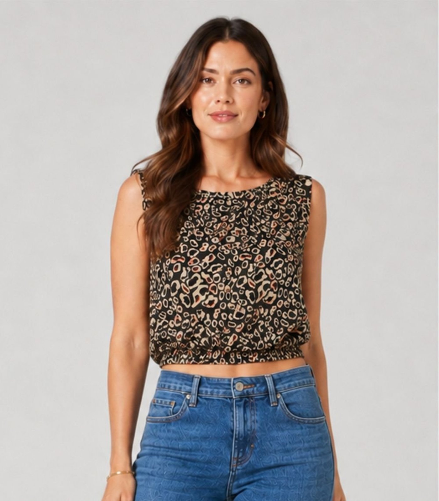 Blusa Feminina Tecido Viscose Khyara Endless Preto