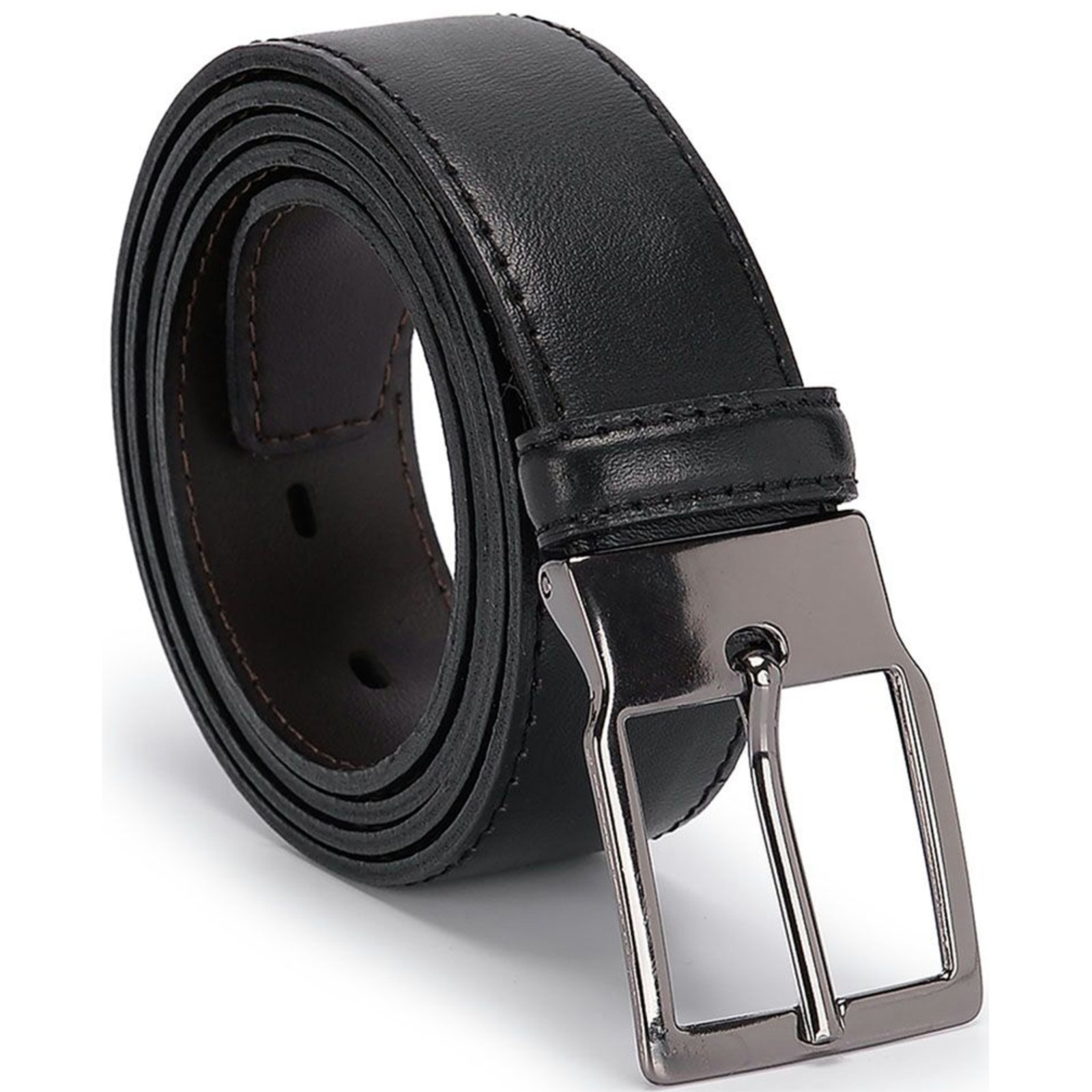 Vista 3 Kit Cinto e Carteira Masculino Sintético Schiareli preto Schiareli preto