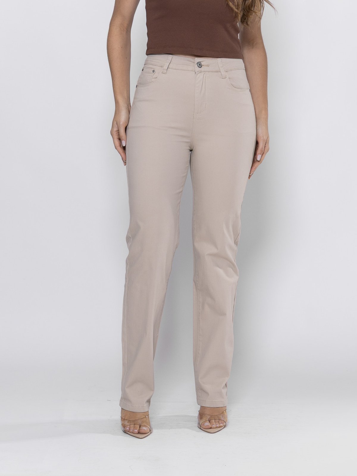 Calça Feminina Reta com Bolso Crocker – 50589
