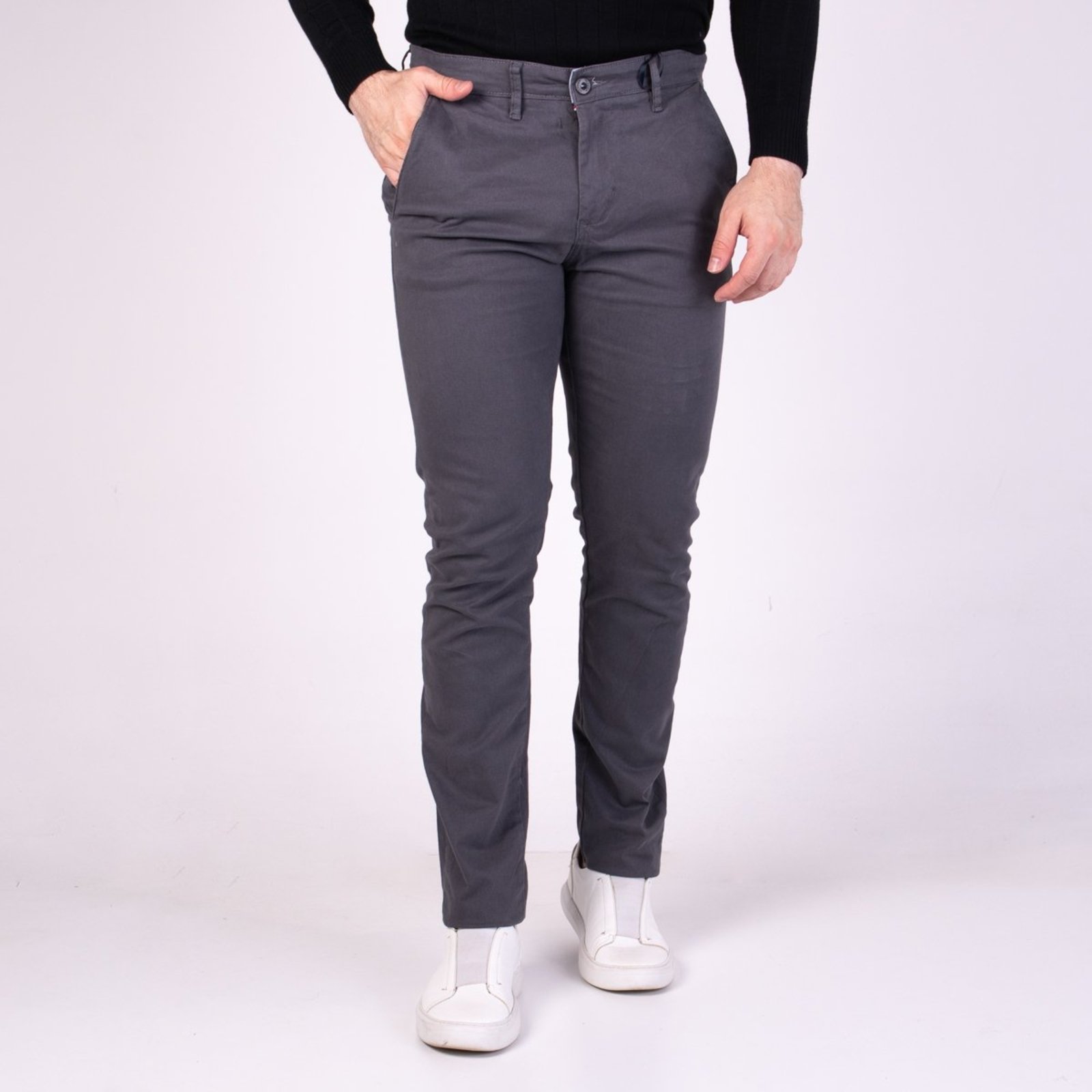 Calça Sarja Tommy Hilfiger Chumbo