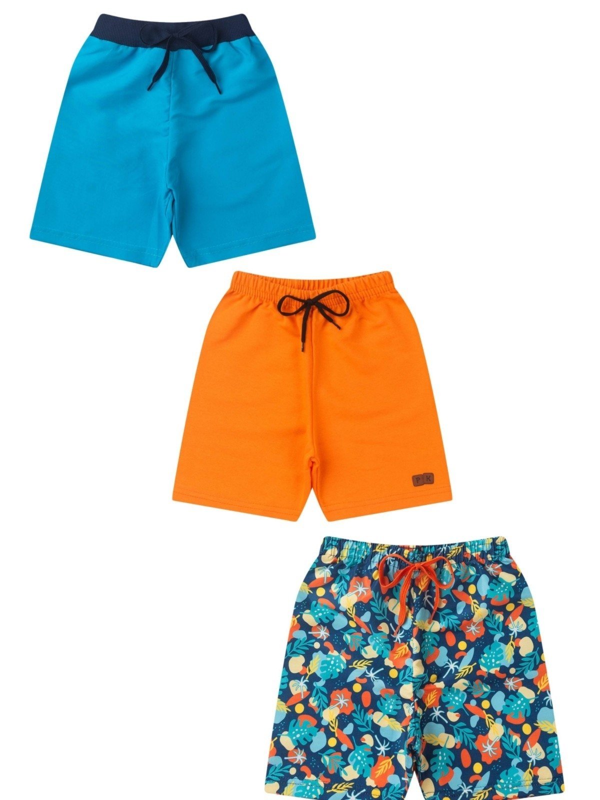 Vista 2 Infantil - Kit Sortido Platinum 3 Shorts Masculino Avulso PLATINUM KIDS multicolorido PLATINUM KIDS multicolorido