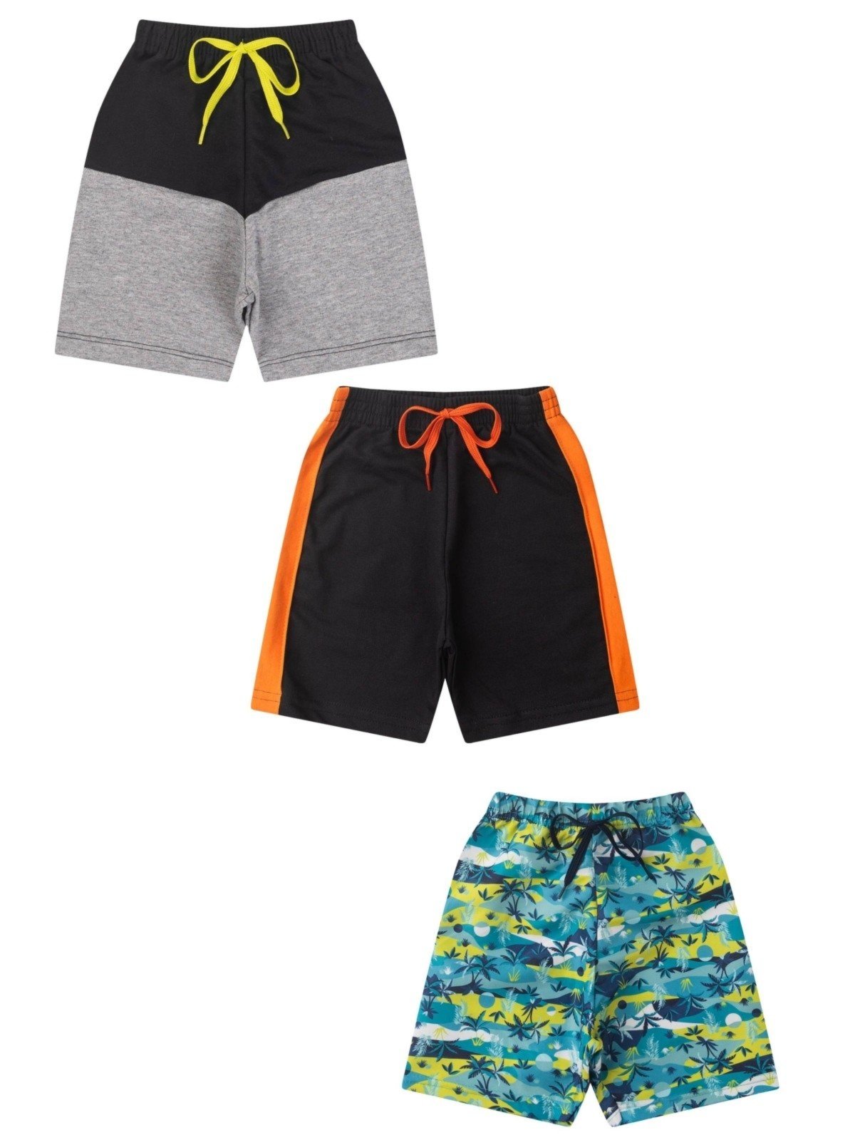 Vista 3 Infantil - Kit Sortido Platinum 3 Shorts Masculino Avulso PLATINUM KIDS multicolorido PLATINUM KIDS multicolorido