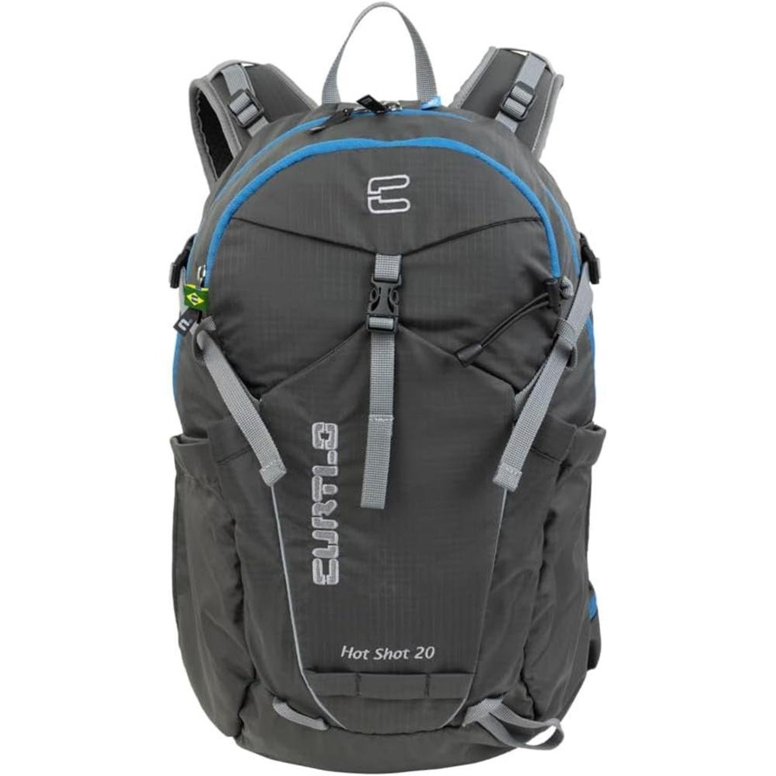 Mochila Curtlo Hot Shot 20L Chumbo e Azul