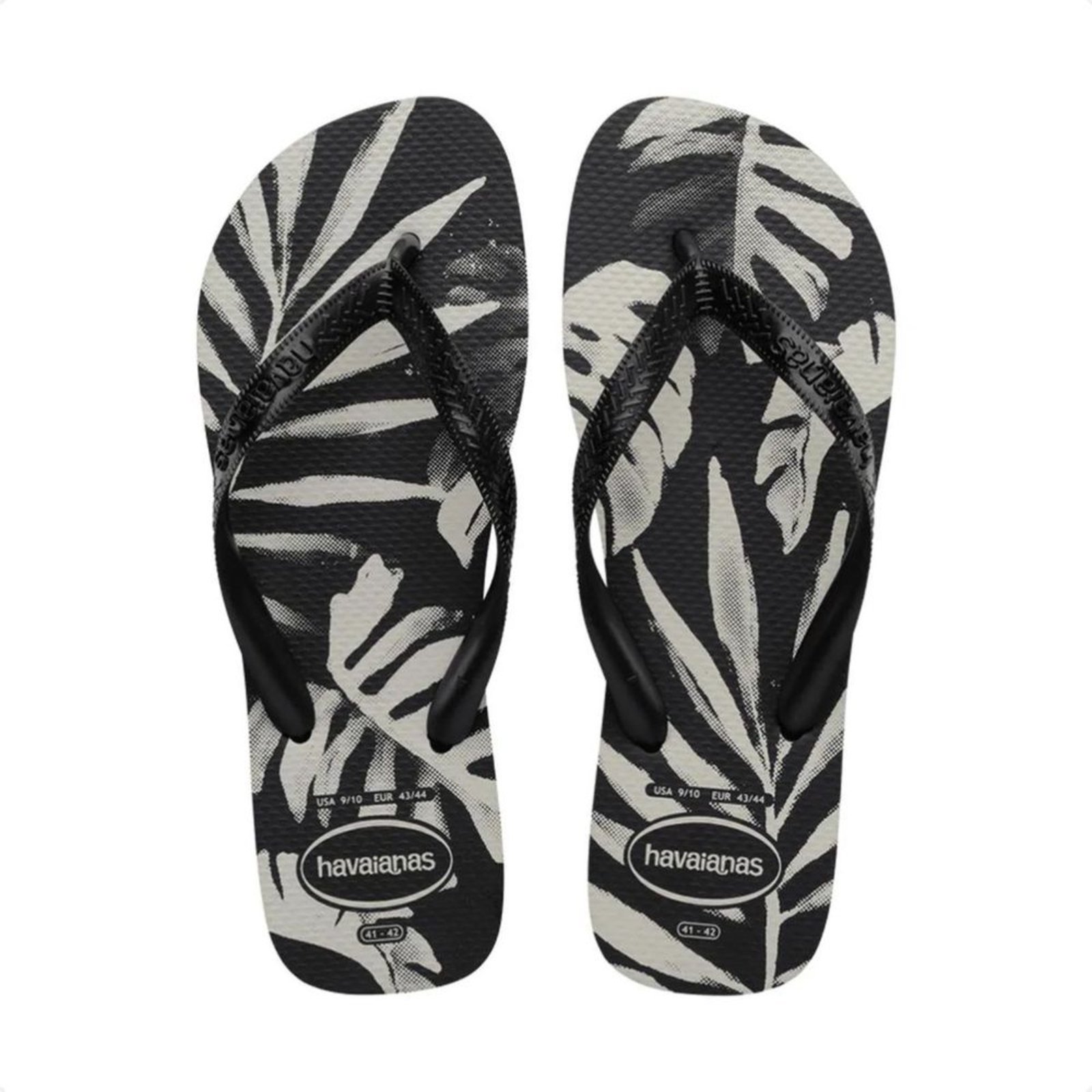 Vista 3 Chinelo Masculino Dedo Havaianas Aloha preto Havaianas preto